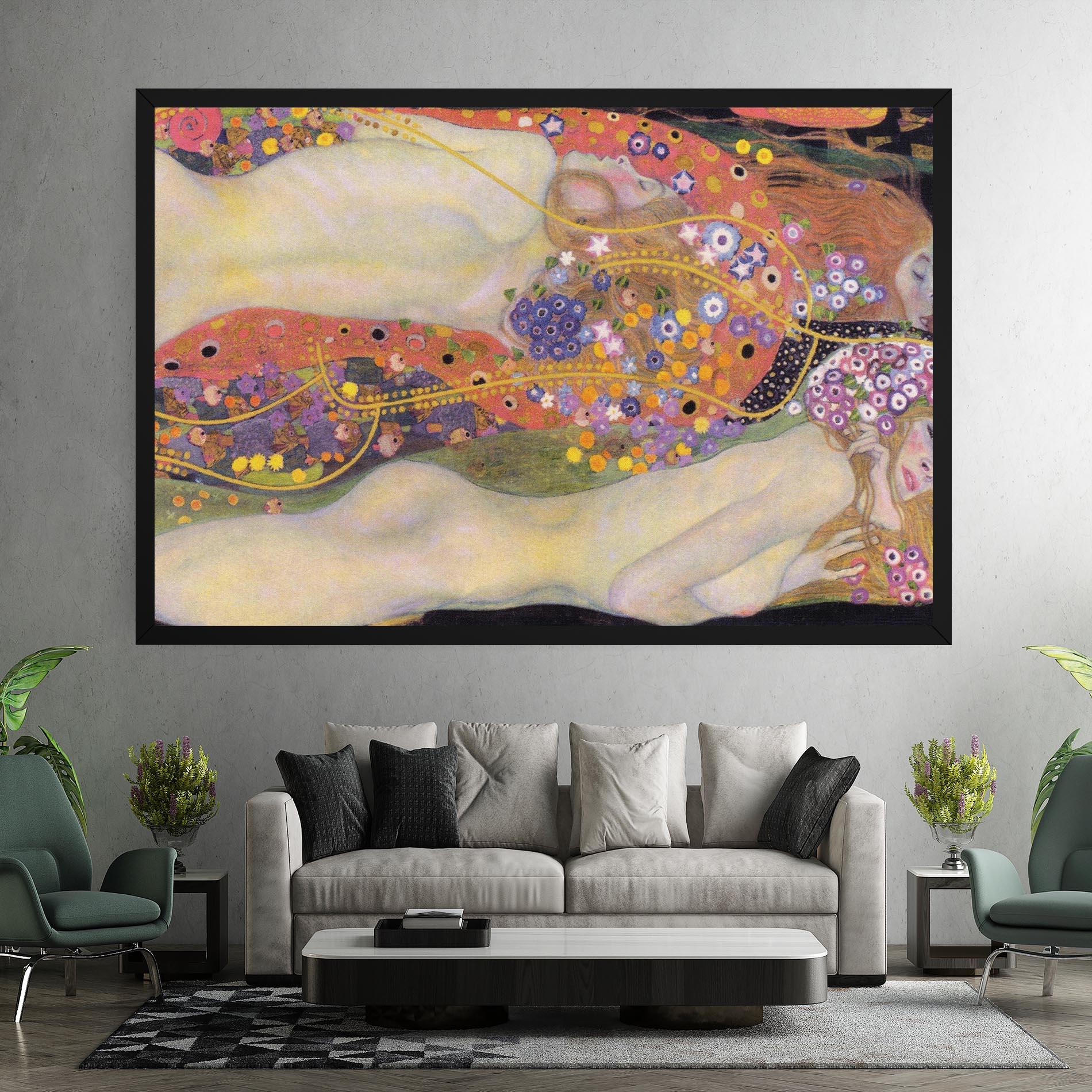 Obraz na Płótnie Water Serpents II mockup 7