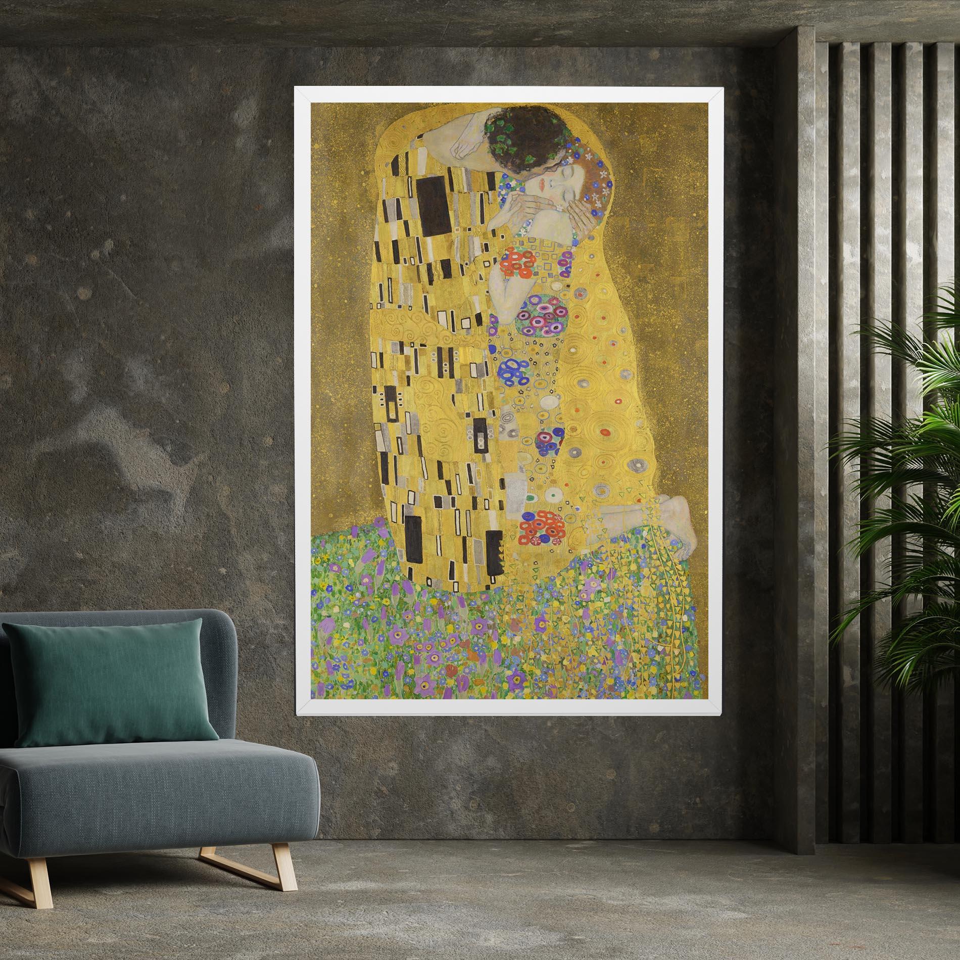 Obraz na Płótnie The Kiss mockup 7