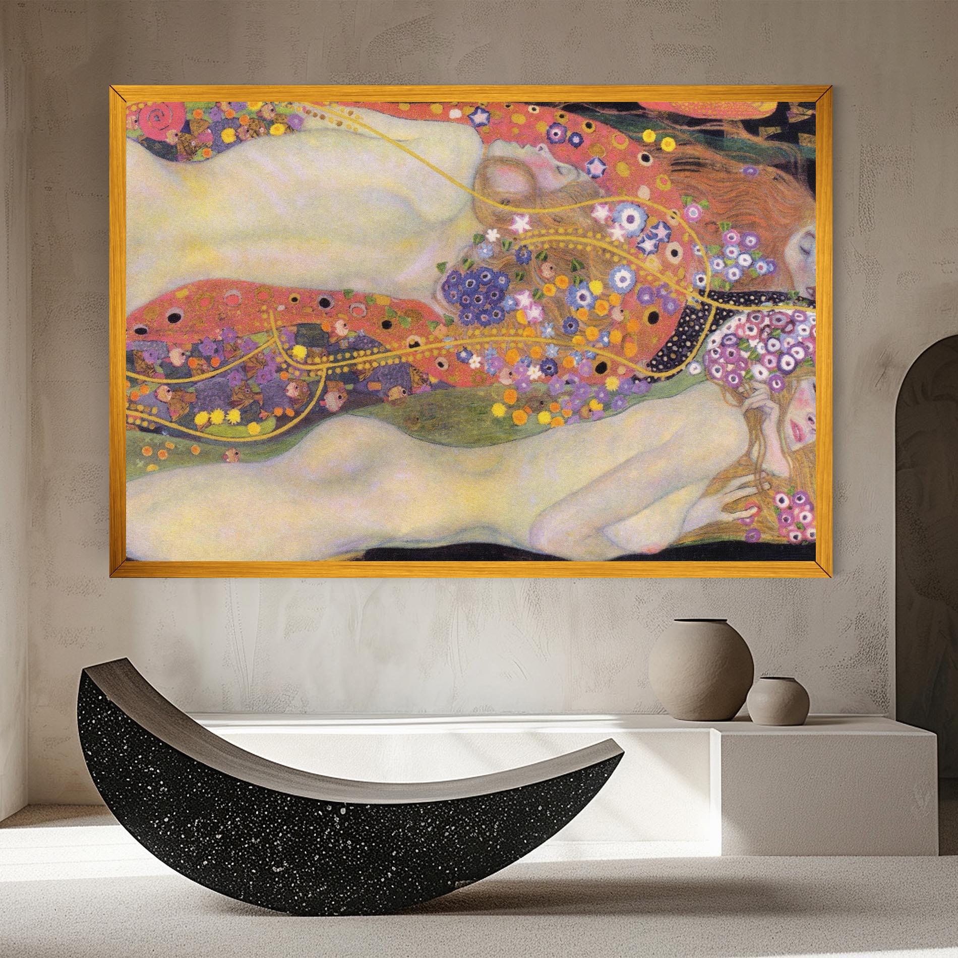 Obraz na Płótnie Water Serpents II mockup 8