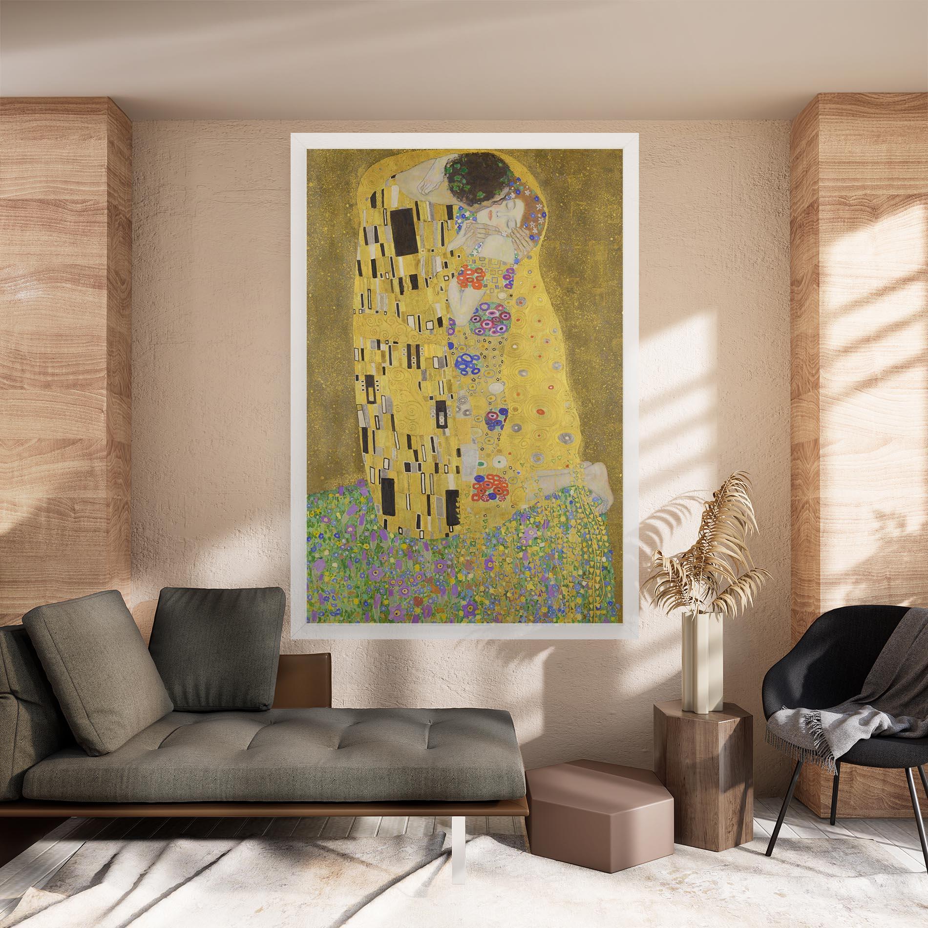 Obraz na Płótnie The Kiss mockup 8