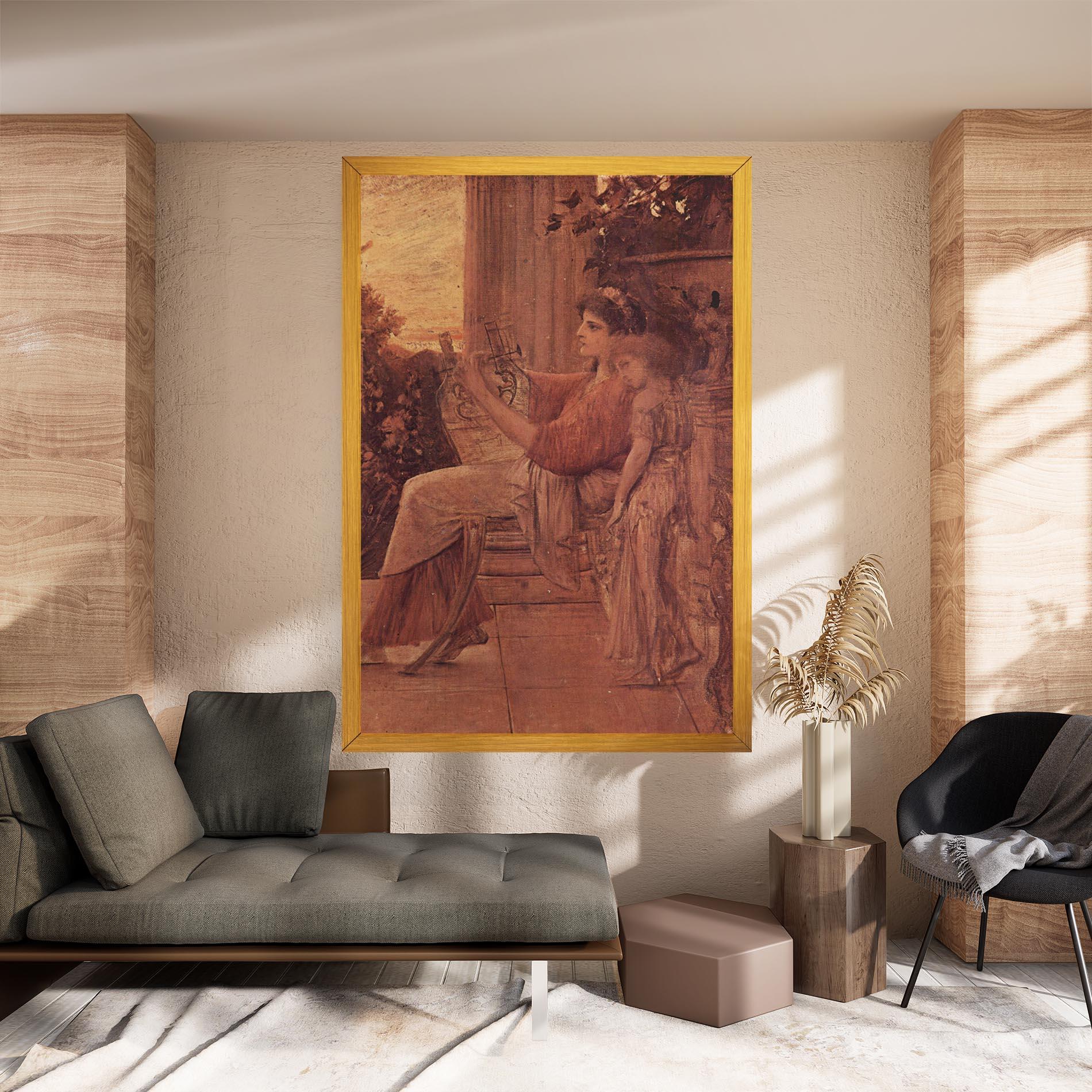 Obraz na Płótnie Gustav Klimt Painting mockup 8