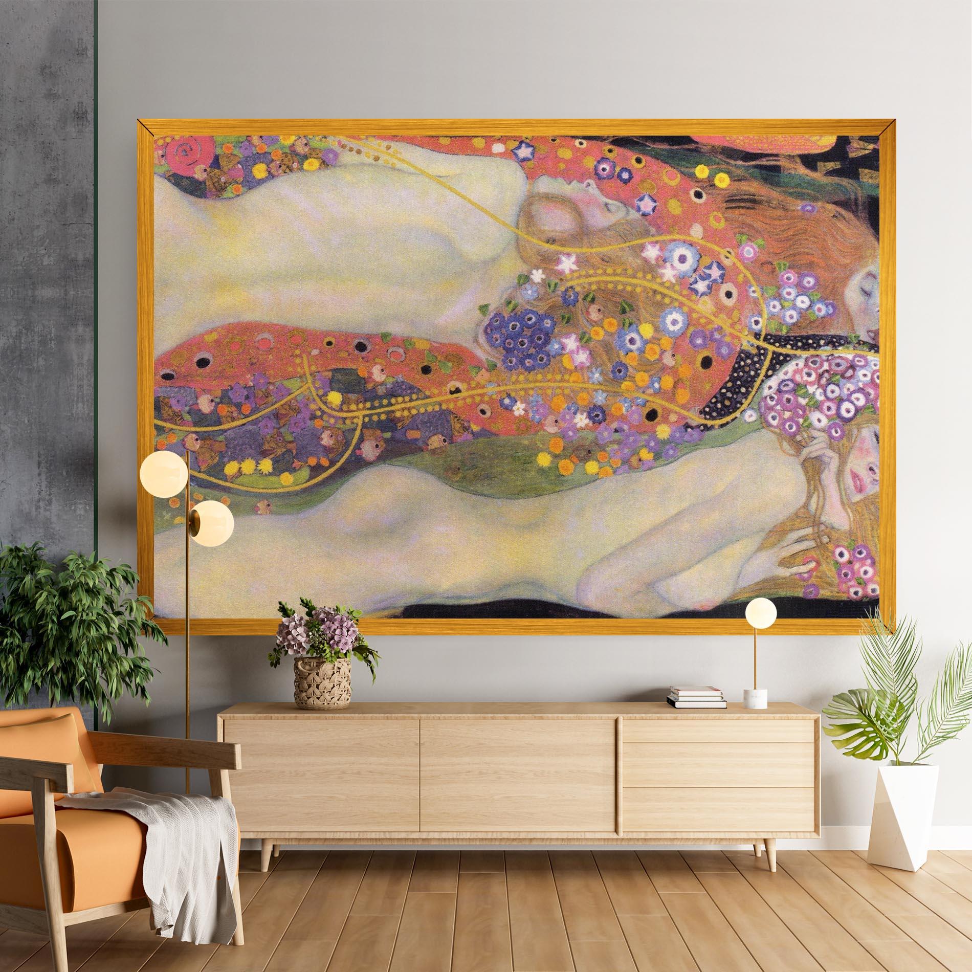 Obraz na Płótnie Water Serpents II mockup 9