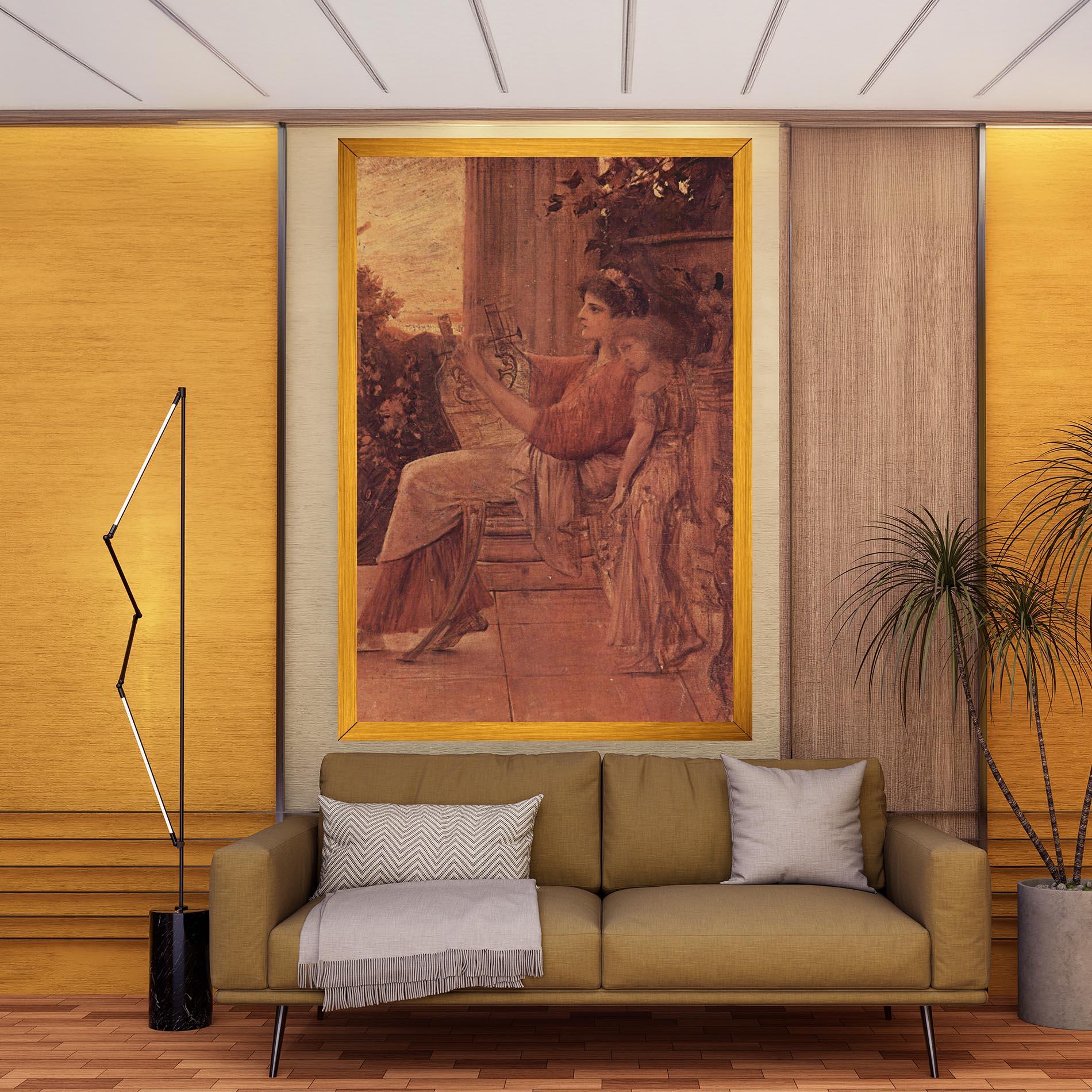 Obraz na Płótnie Gustav Klimt Painting mockup 9