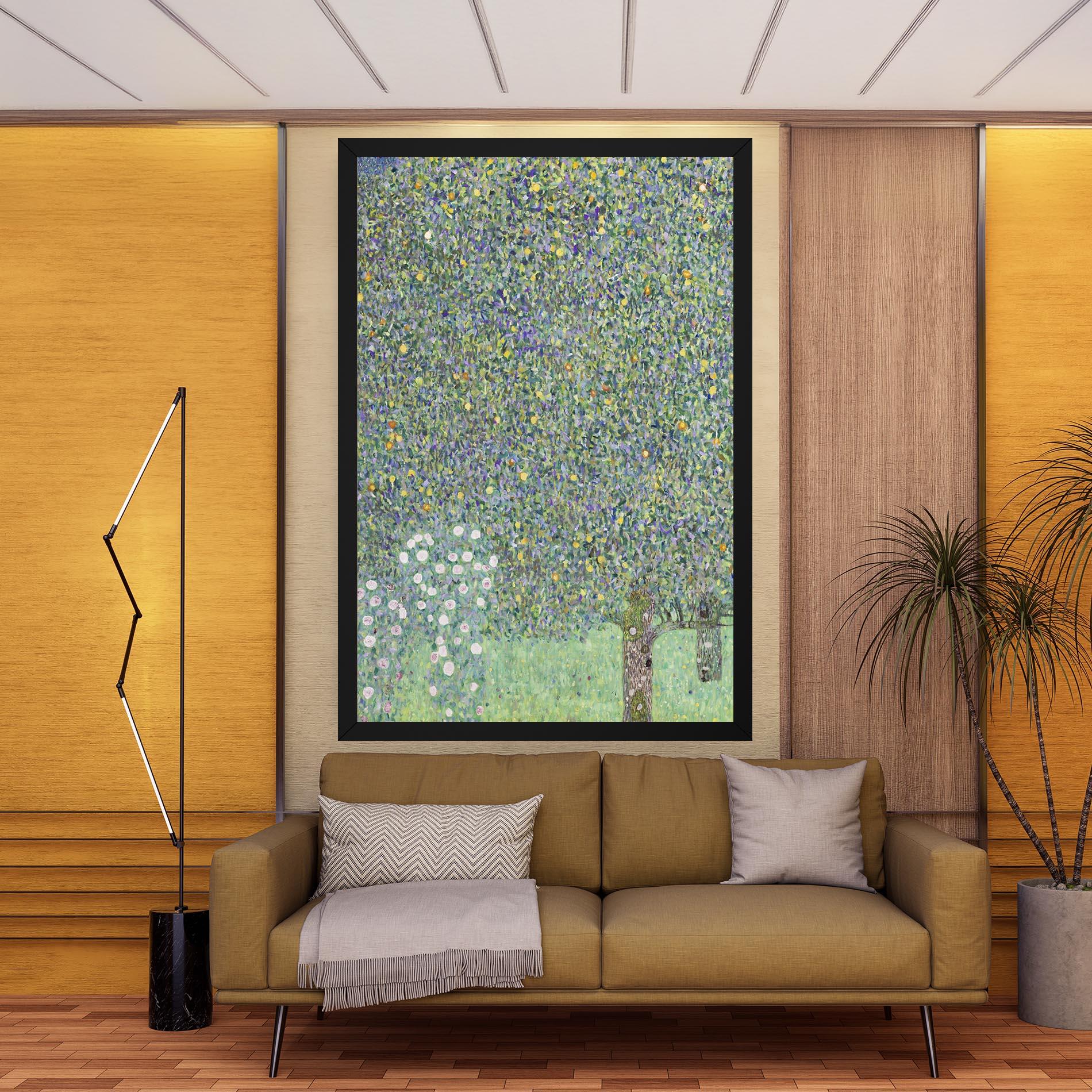 Obraz na Płótnie Rosebushes mockup 9