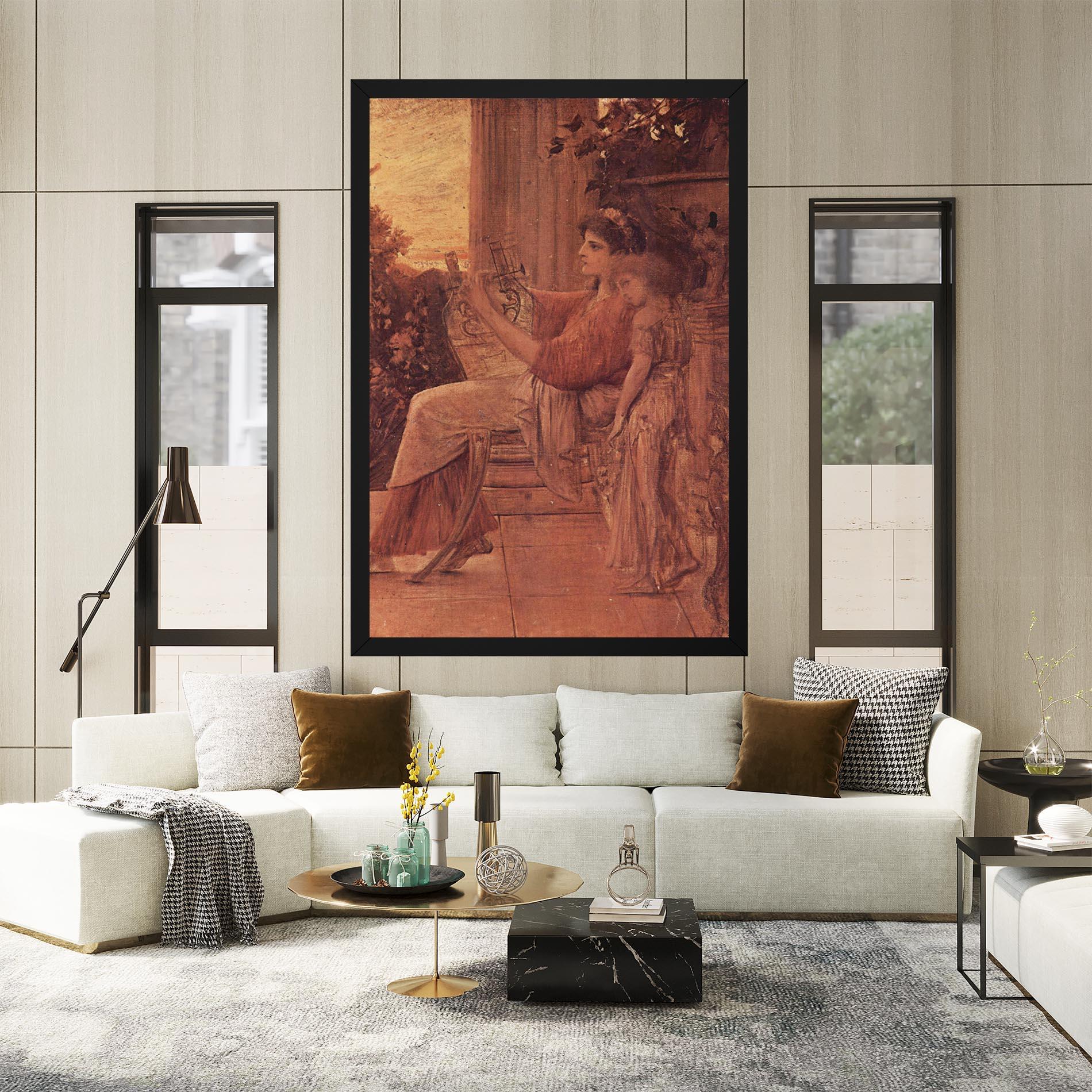 Obraz na Płótnie Gustav Klimt Painting mockup 2