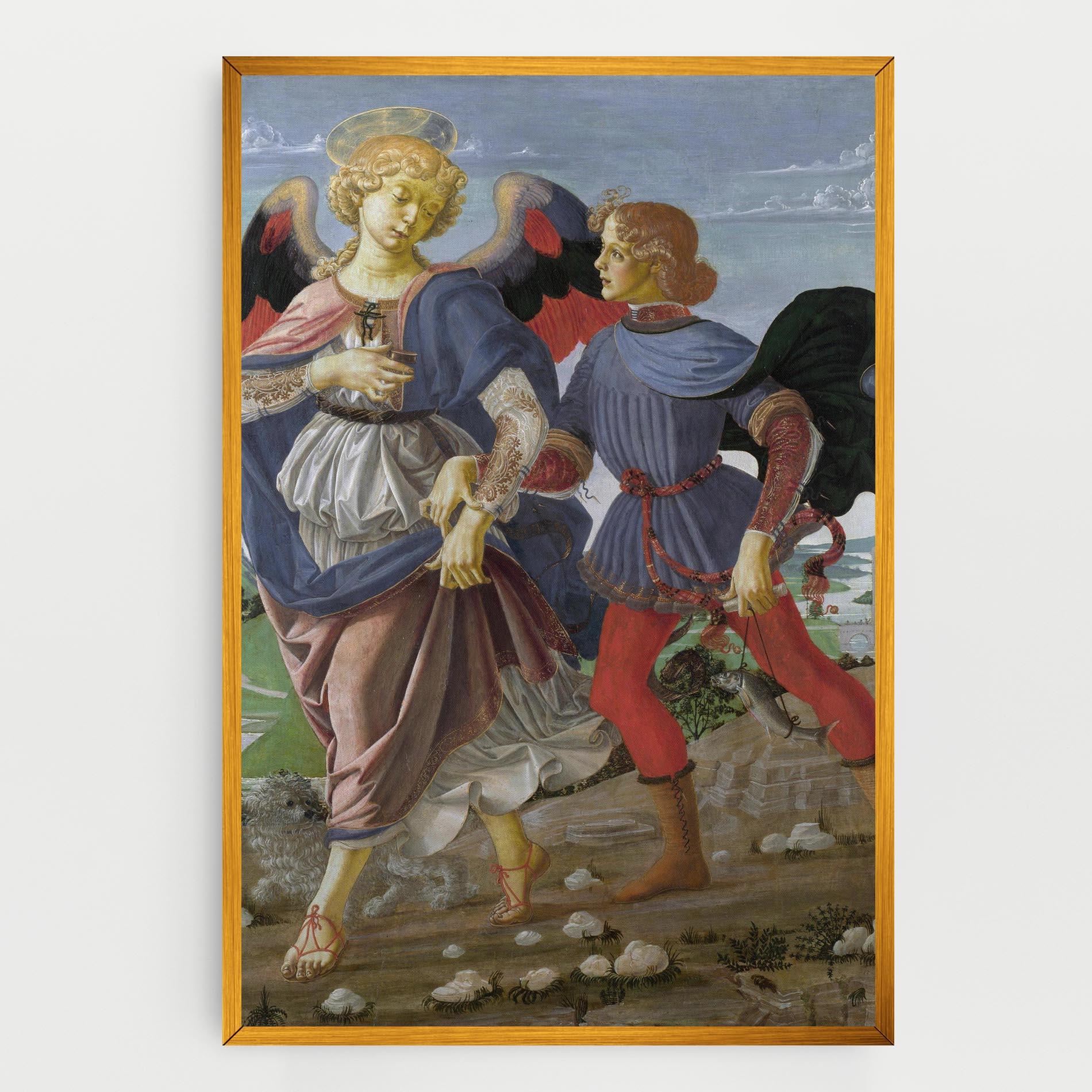 Obraz na Płótnie Tobias And The Angel mockup 0