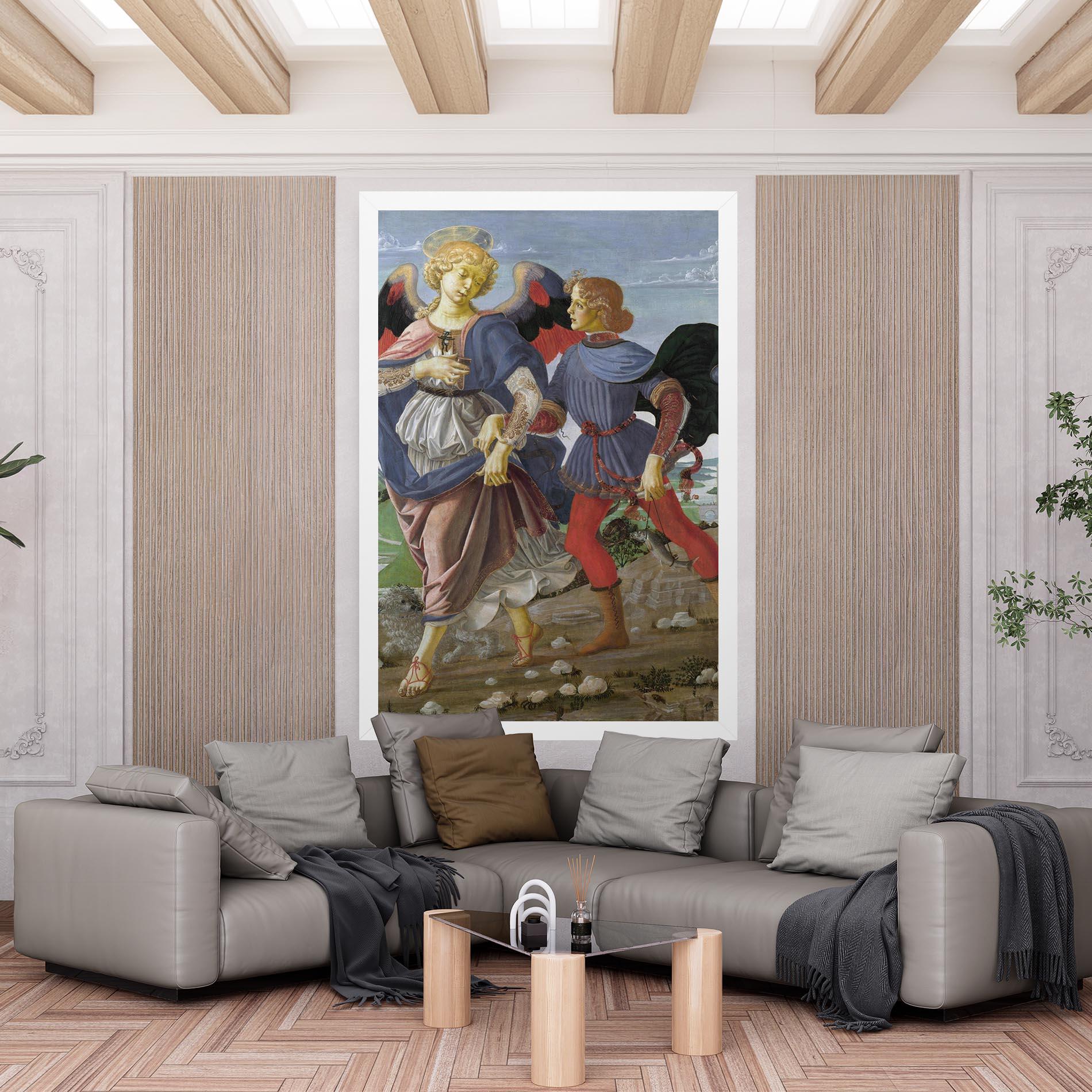 Obraz na Płótnie Tobias And The Angel mockup 6