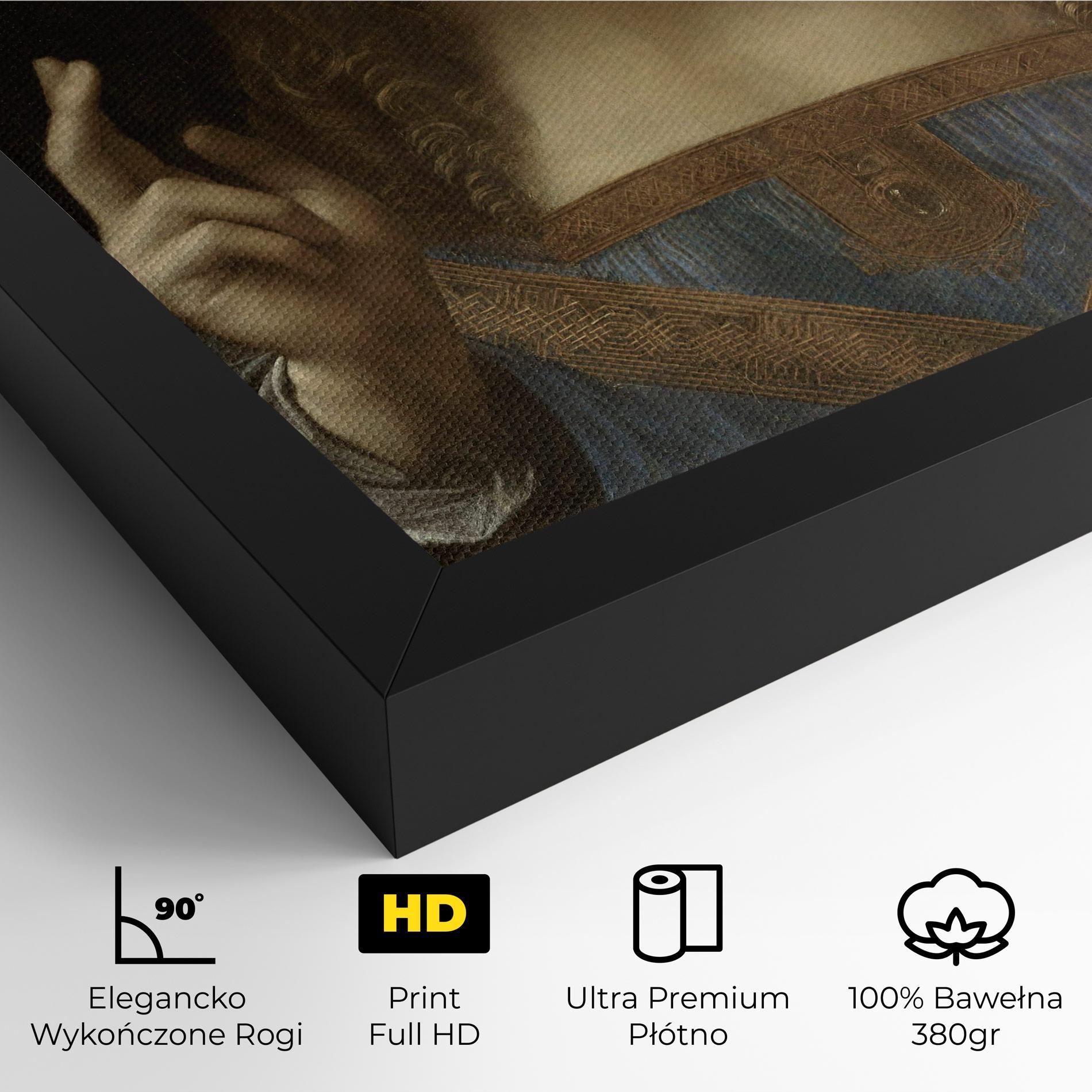 Obraz na Płótnie Leonardo Da Vinci Salvator Mundi mockup 4