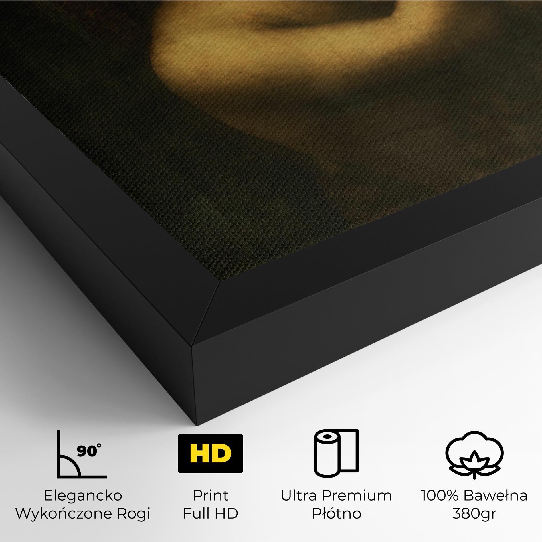 Obraz na Płótnie Seonardo Da Vinci Saint John The Baptist mockup 4