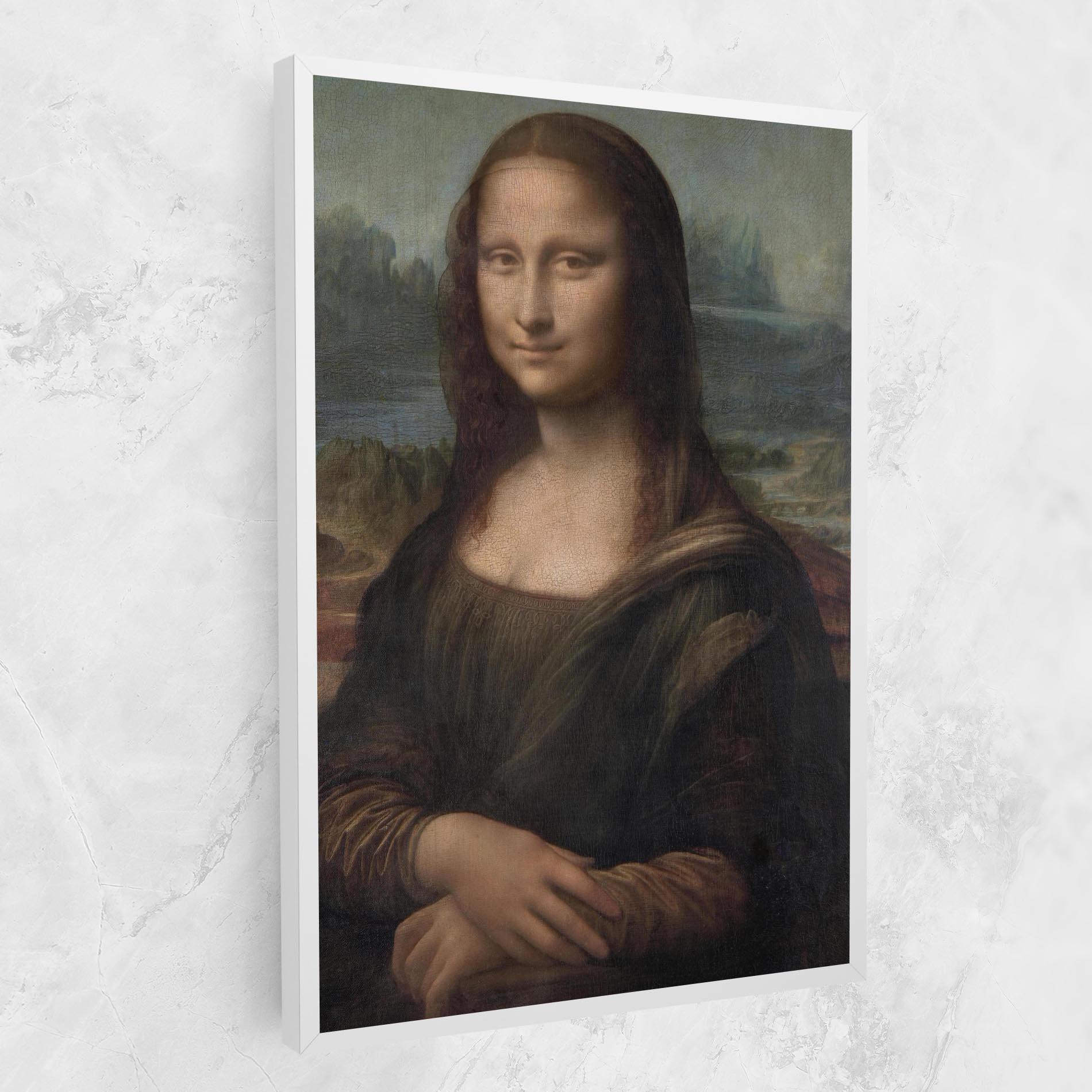 Obraz na Płótnie Mona Lisa By Leonardo Da Vinci mockup 1