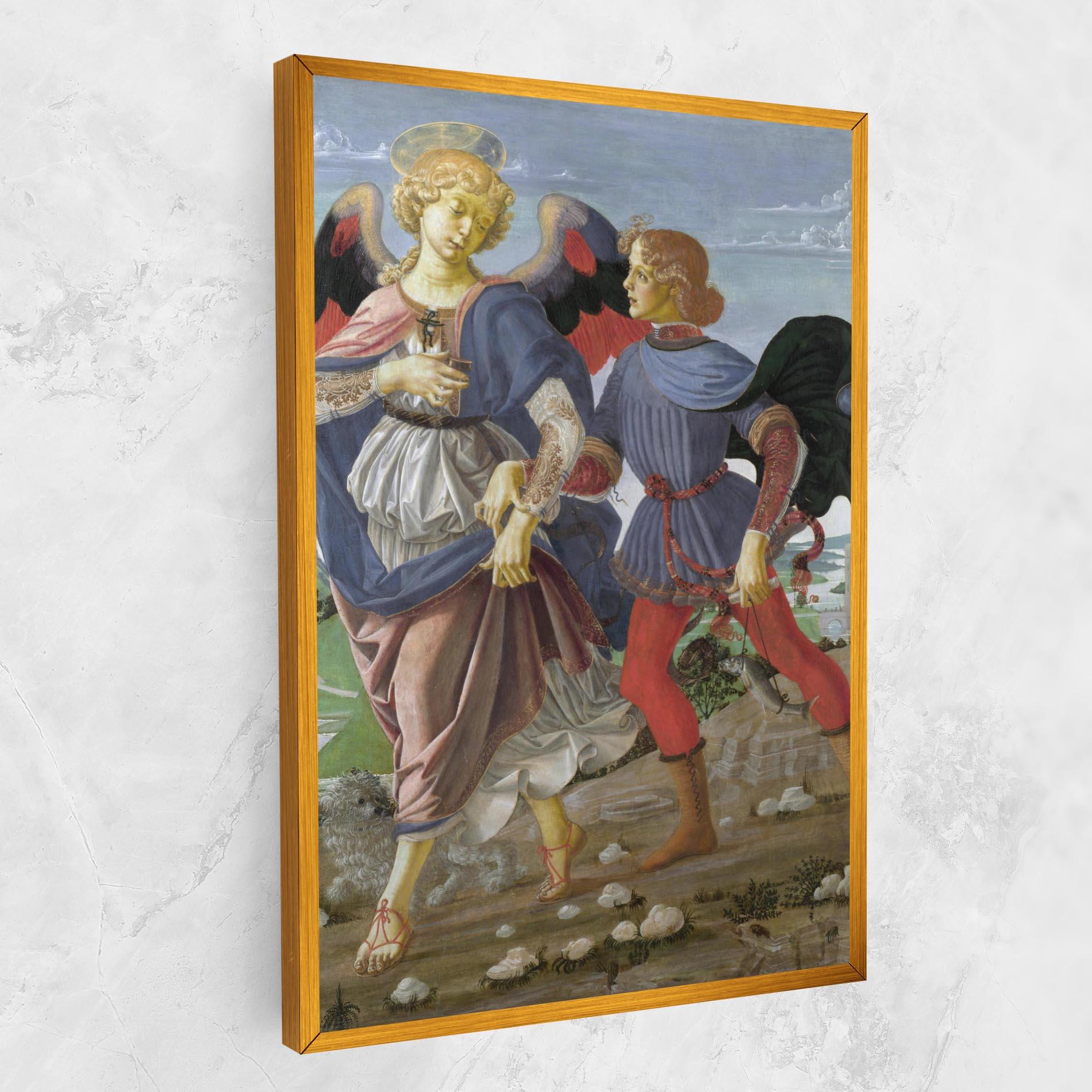 Obraz na Płótnie Tobias And The Angel mockup 1