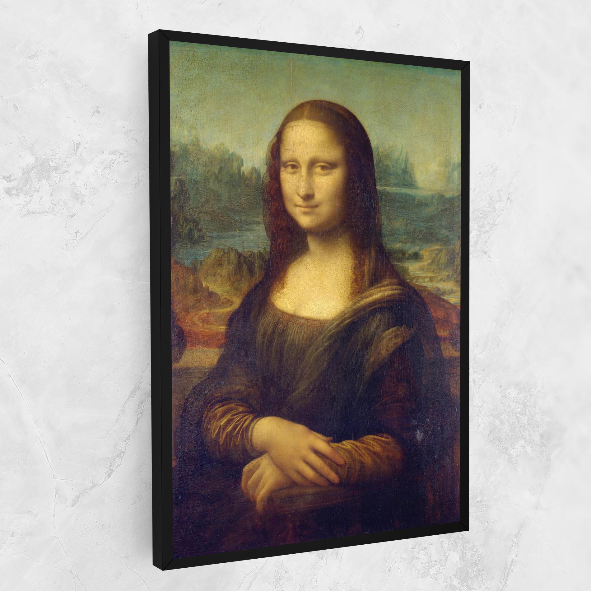 Obraz na Płótnie Gioconda By Leonardo Da Vinci mockup 1