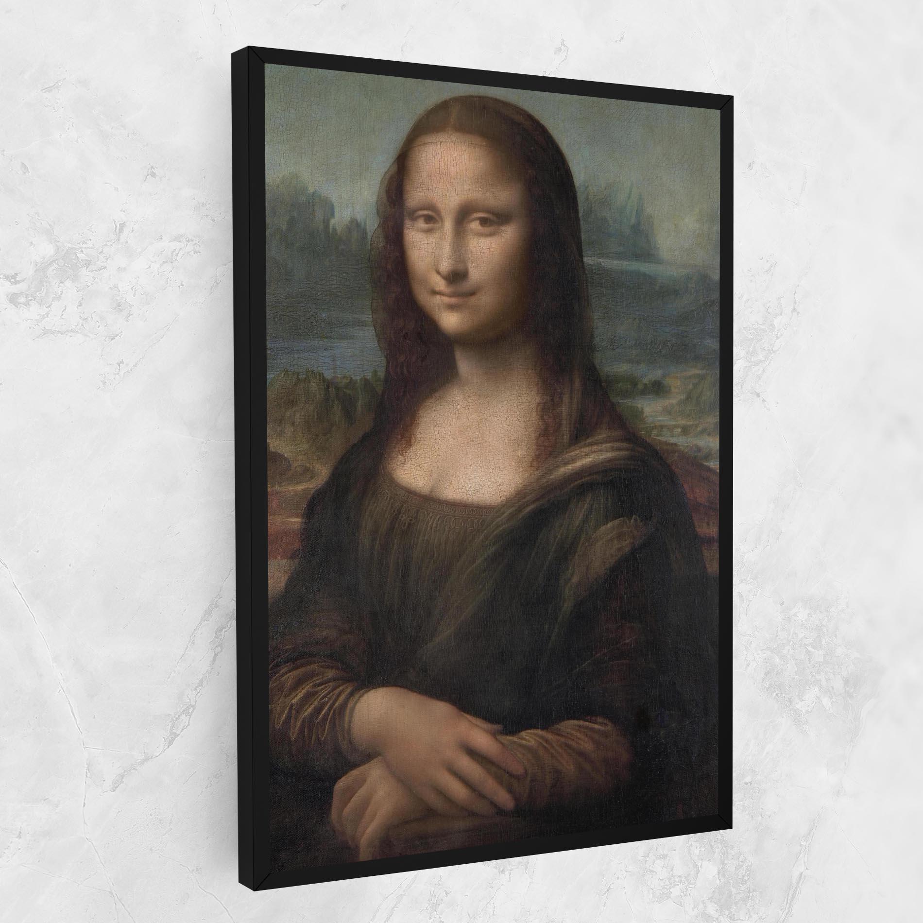 Obraz na Płótnie Mona Lisa By Leonardo Da Vinci mockup 1