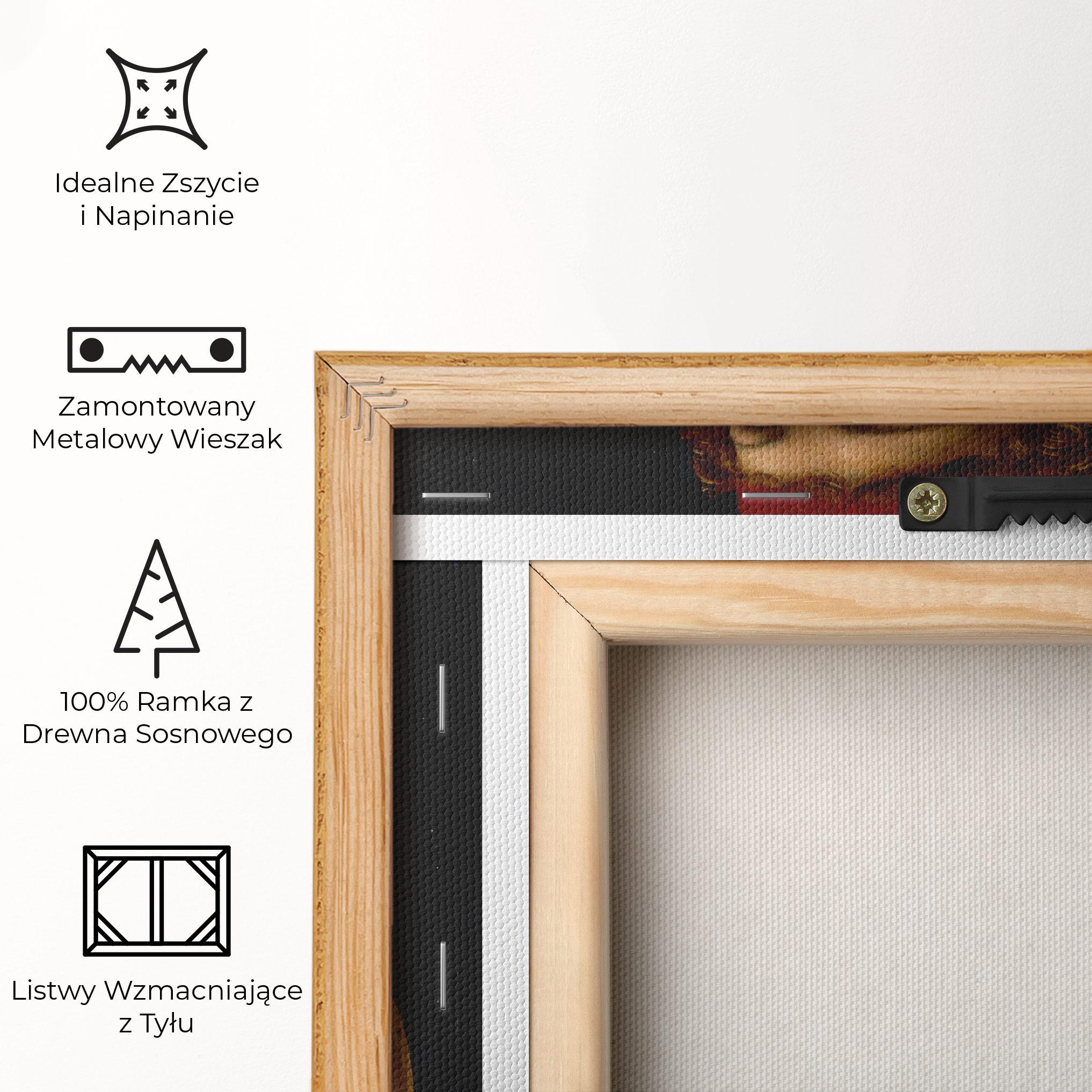 Obraz na Płótnie Leonardo Da Vinci Portrait Of A Musician Pinacoteca Ambrosiana mockup 5