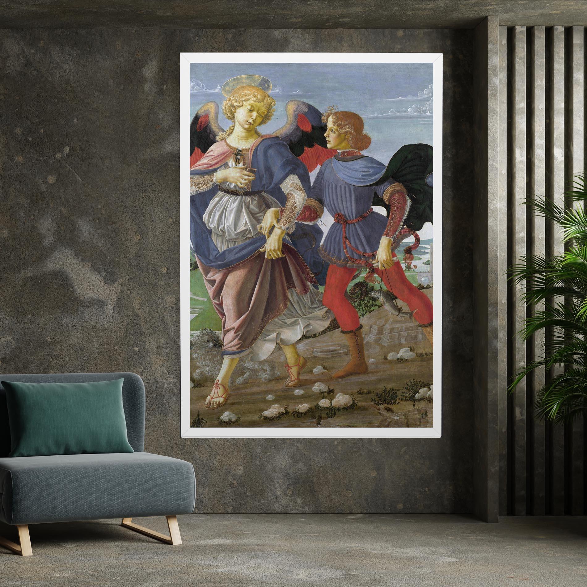 Obraz na Płótnie Tobias And The Angel mockup 7