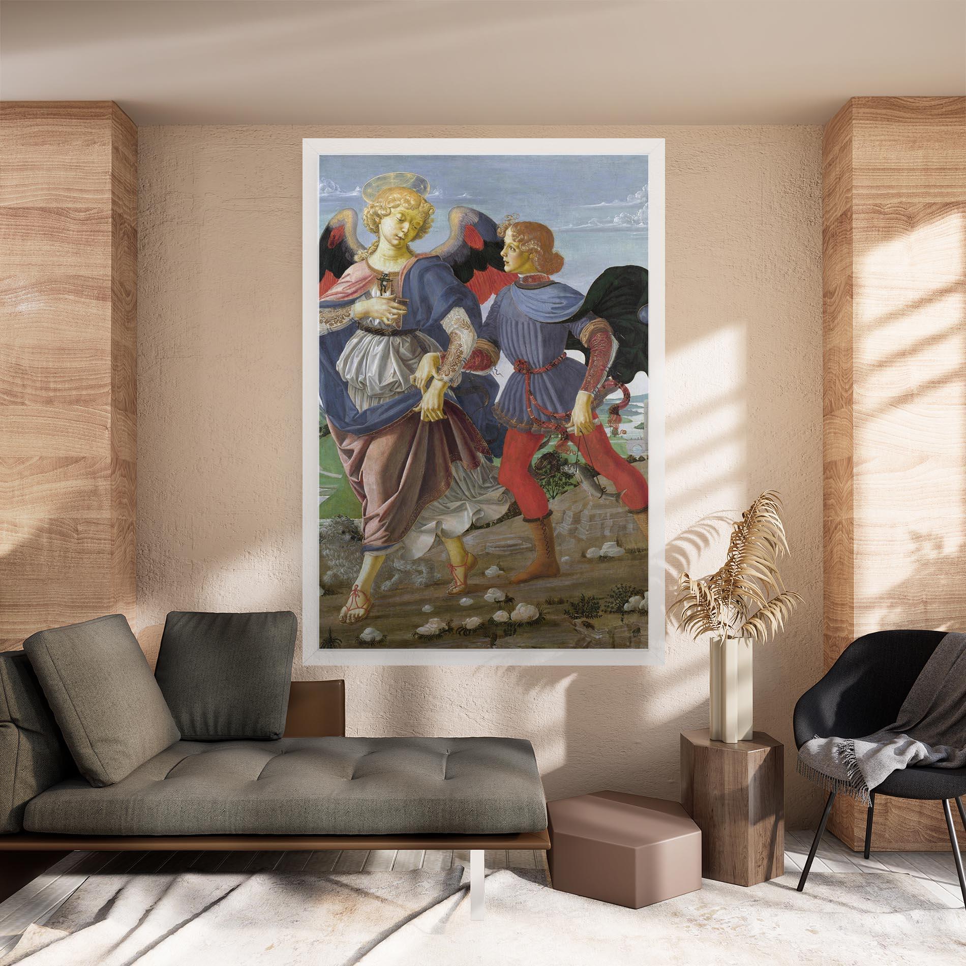 Obraz na Płótnie Tobias And The Angel mockup 8