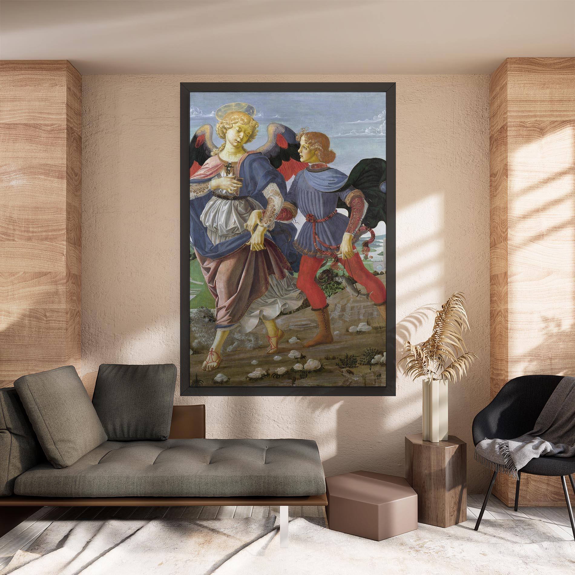 Obraz na Płótnie Tobias And The Angel mockup 8