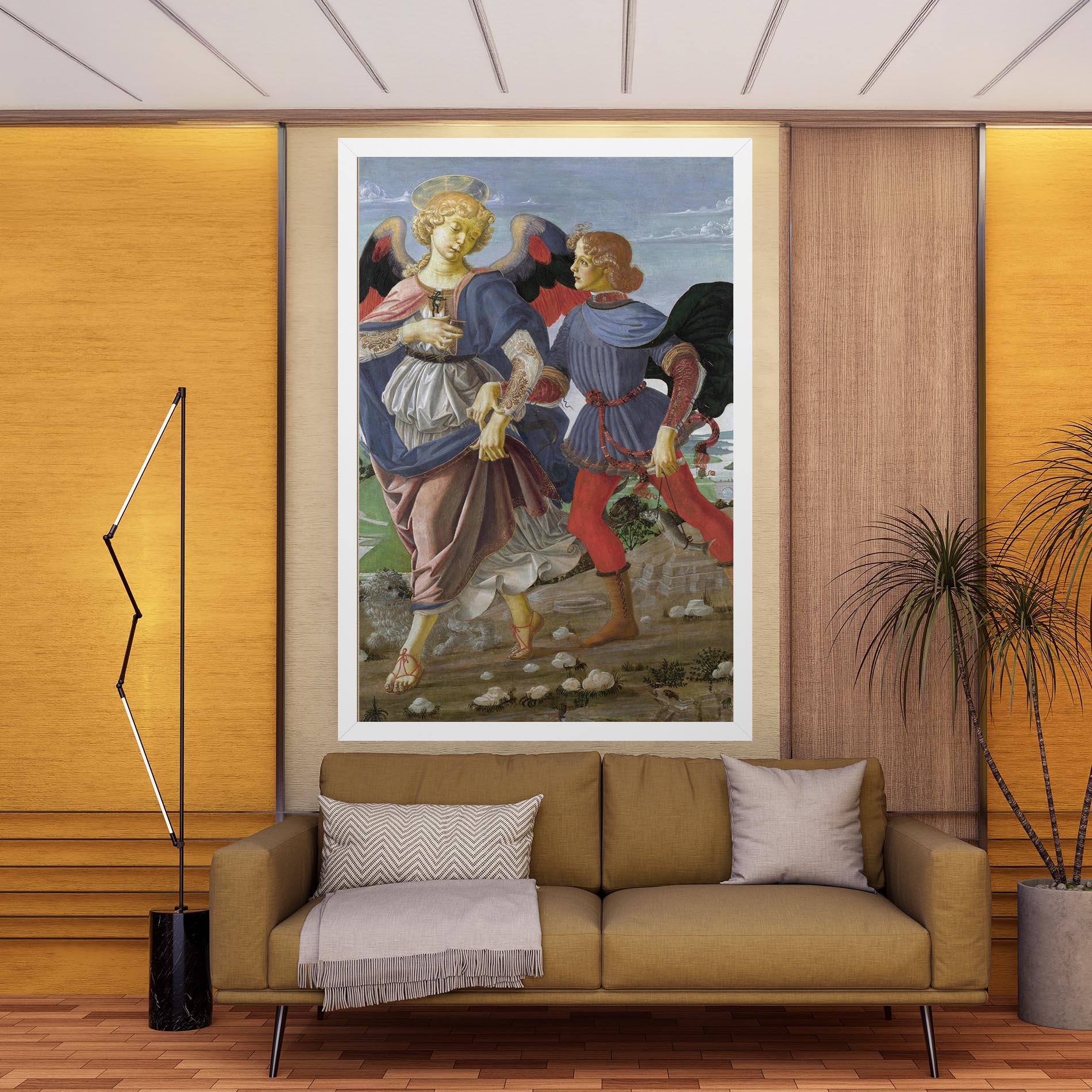 Obraz na Płótnie Tobias And The Angel mockup 9