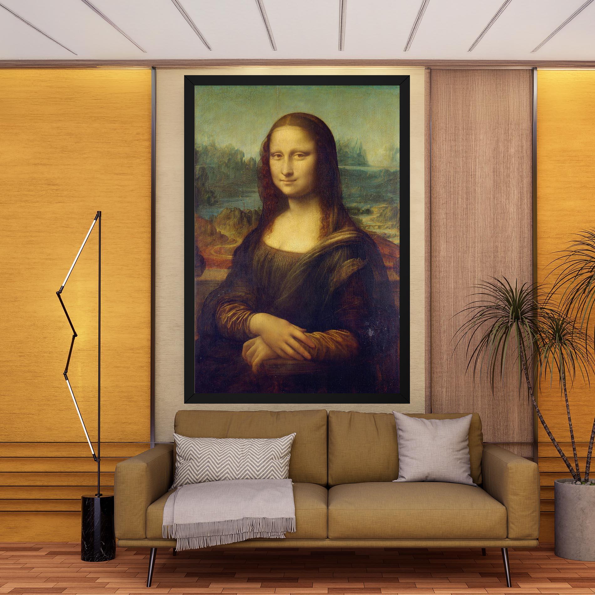 Obraz na Płótnie Gioconda By Leonardo Da Vinci mockup 9
