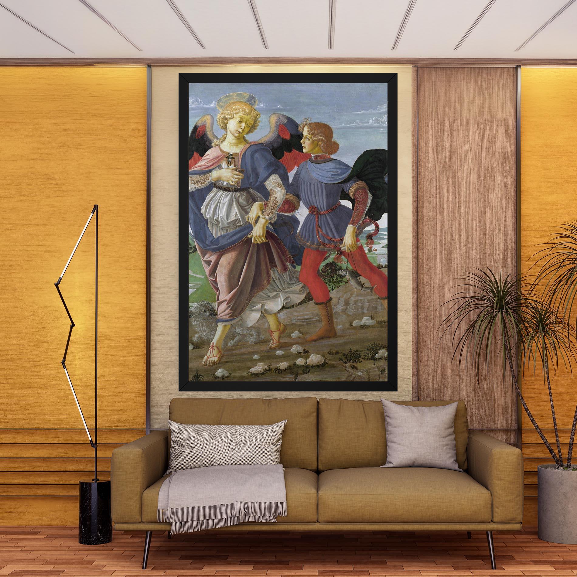 Obraz na Płótnie Tobias And The Angel mockup 9