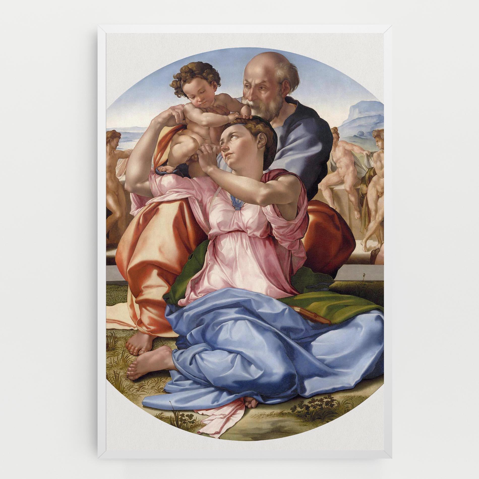 Obraz na Płótnie Doni Tondo mockup 0