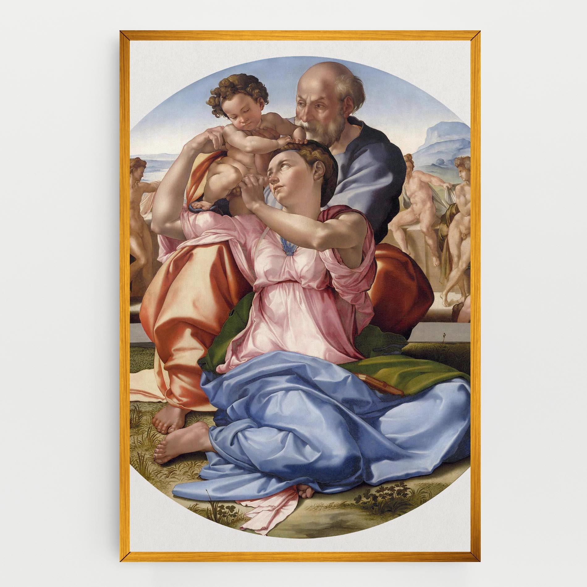 Obraz na Płótnie Doni Tondo mockup 0