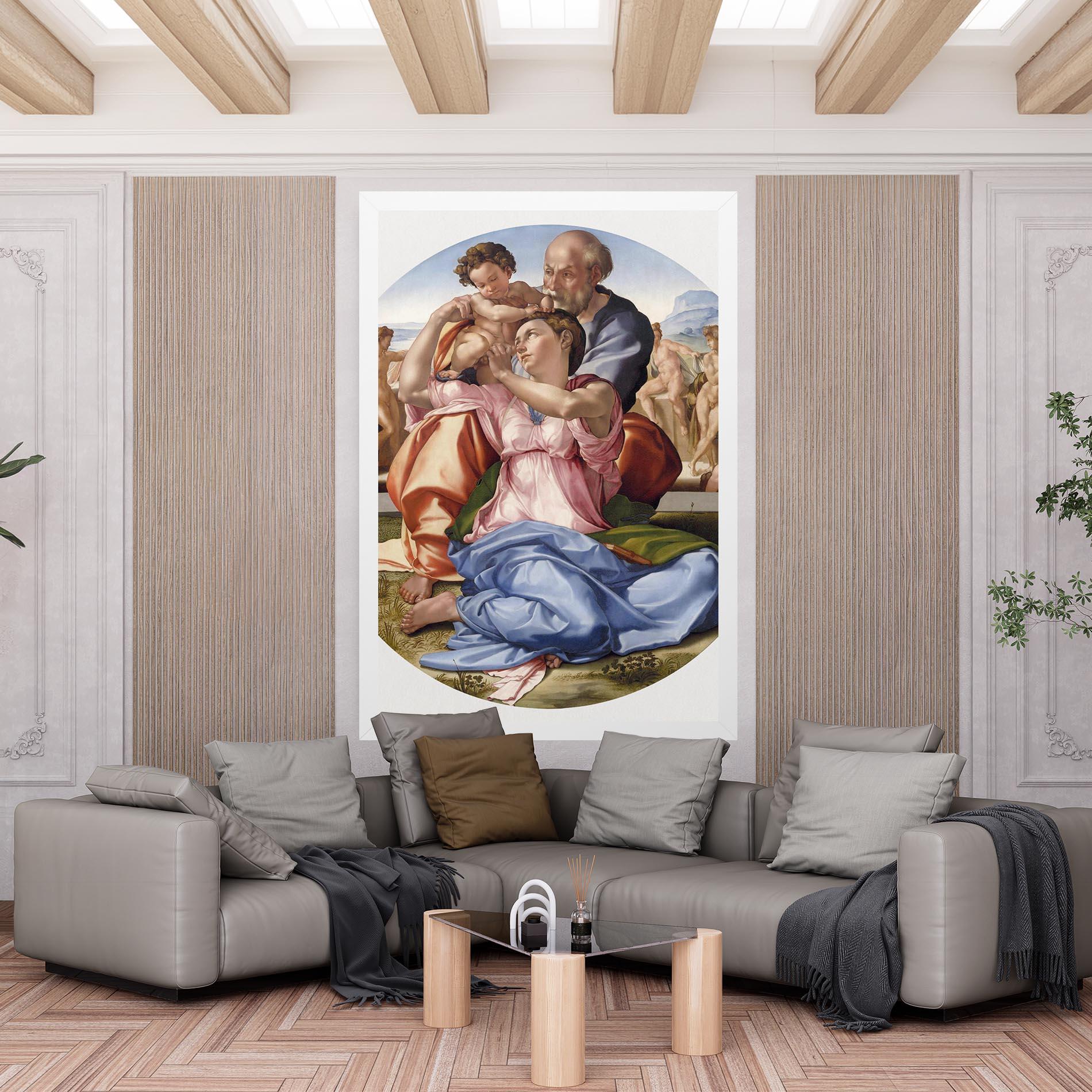 Obraz na Płótnie Doni Tondo mockup 6