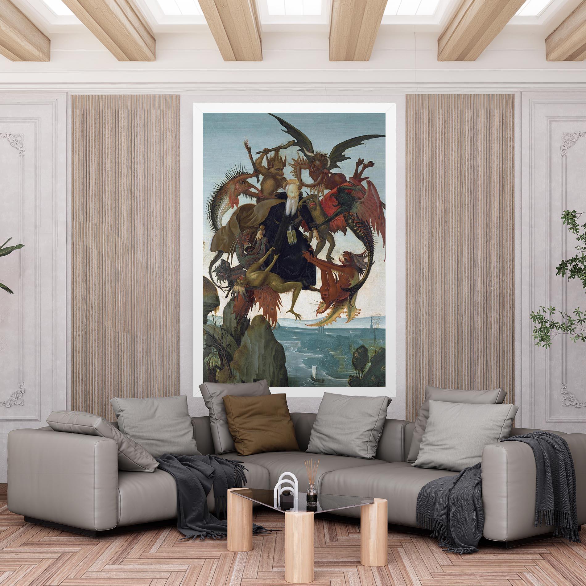 Obraz na Płótnie Torment Of Saint mockup 6