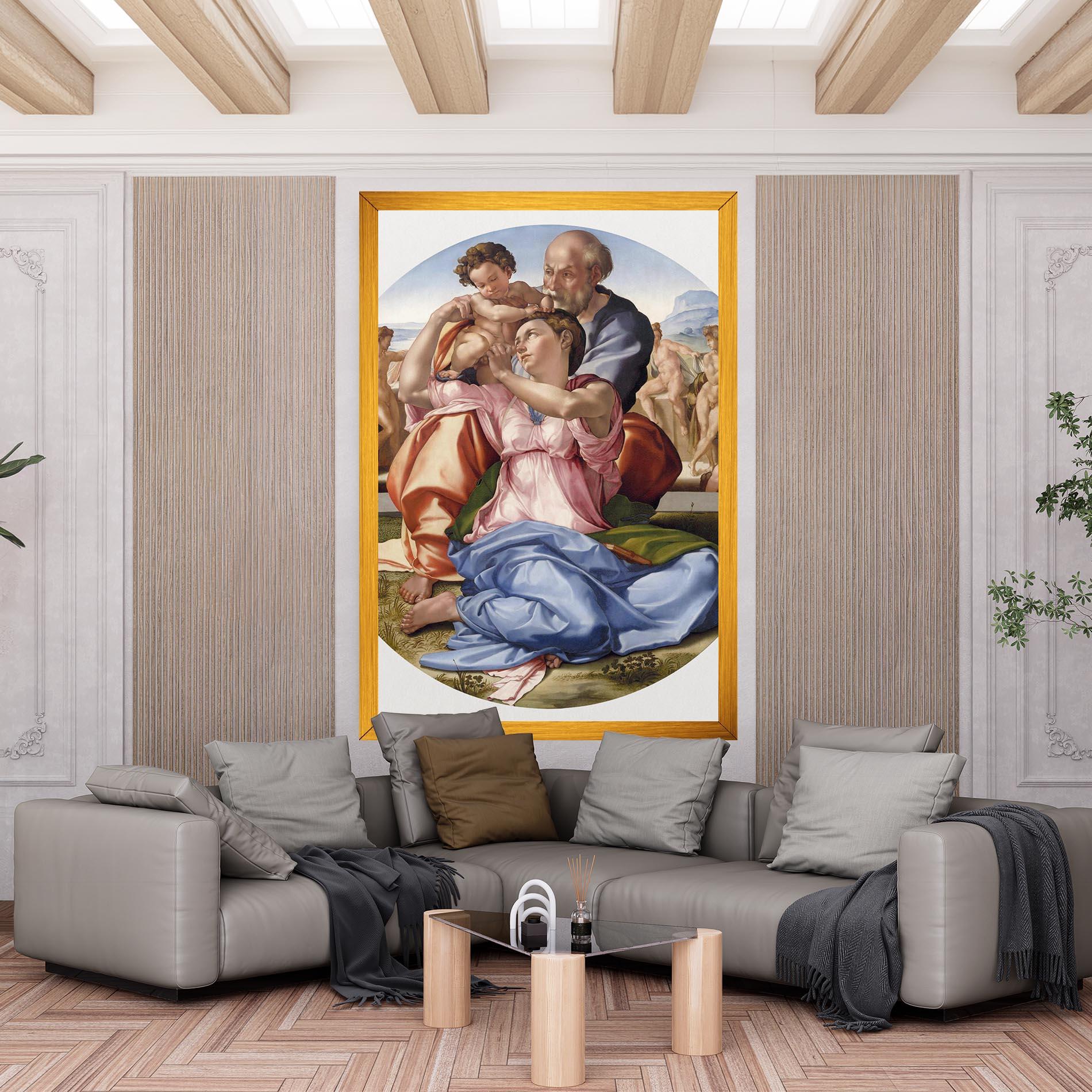 Obraz na Płótnie Doni Tondo mockup 6