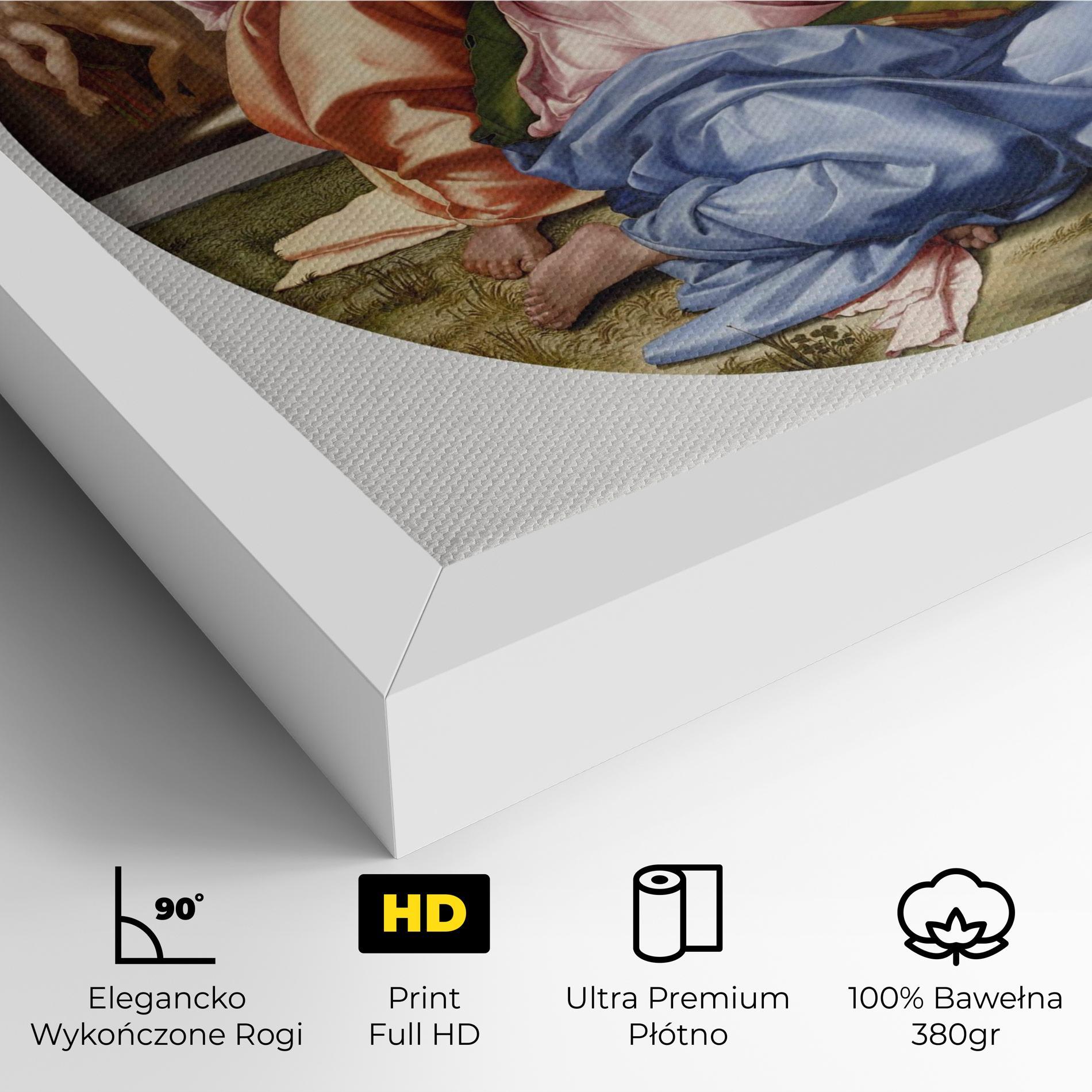 Obraz na Płótnie Doni Tondo mockup 4