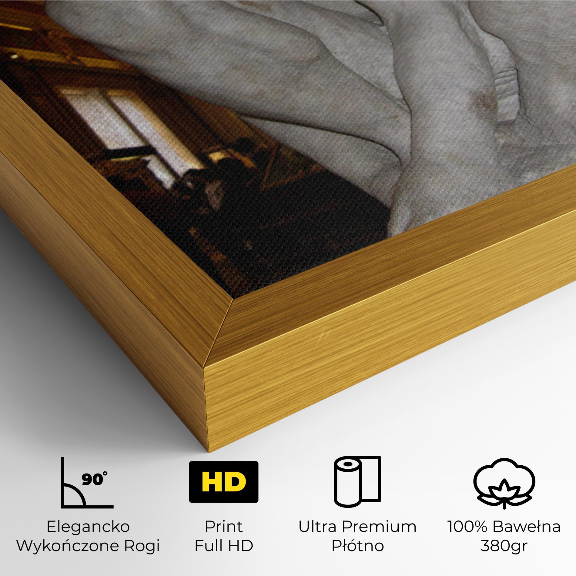 Obraz na Płótnie Crouching Boy mockup 4