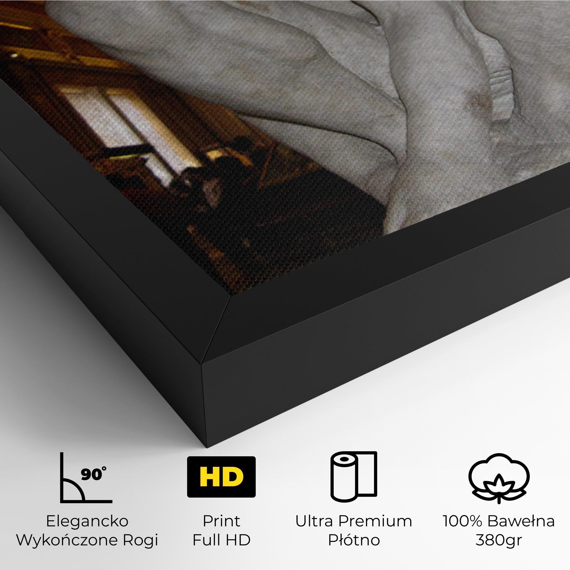 Obraz na Płótnie Crouching Boy mockup 4