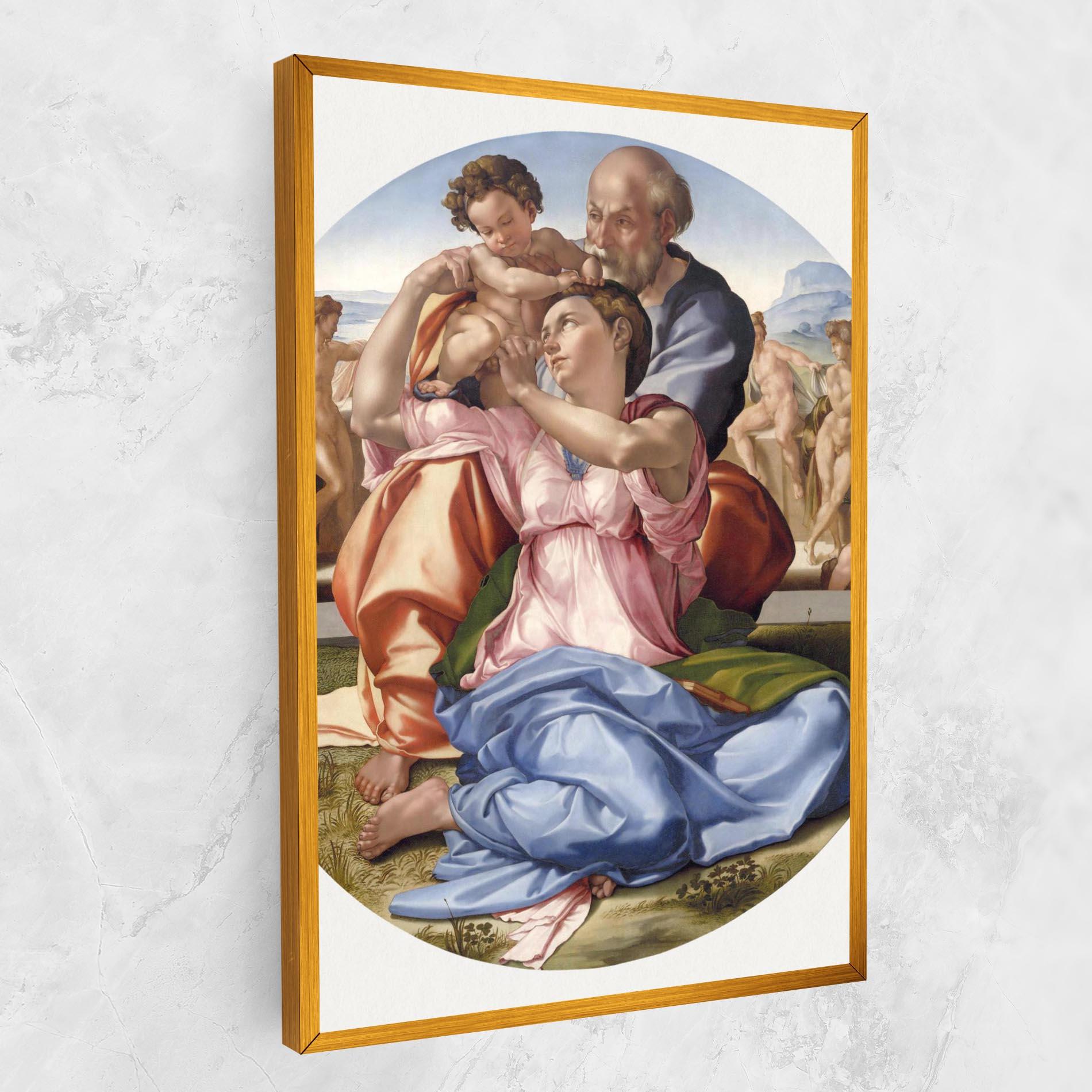 Obraz na Płótnie Doni Tondo mockup 1