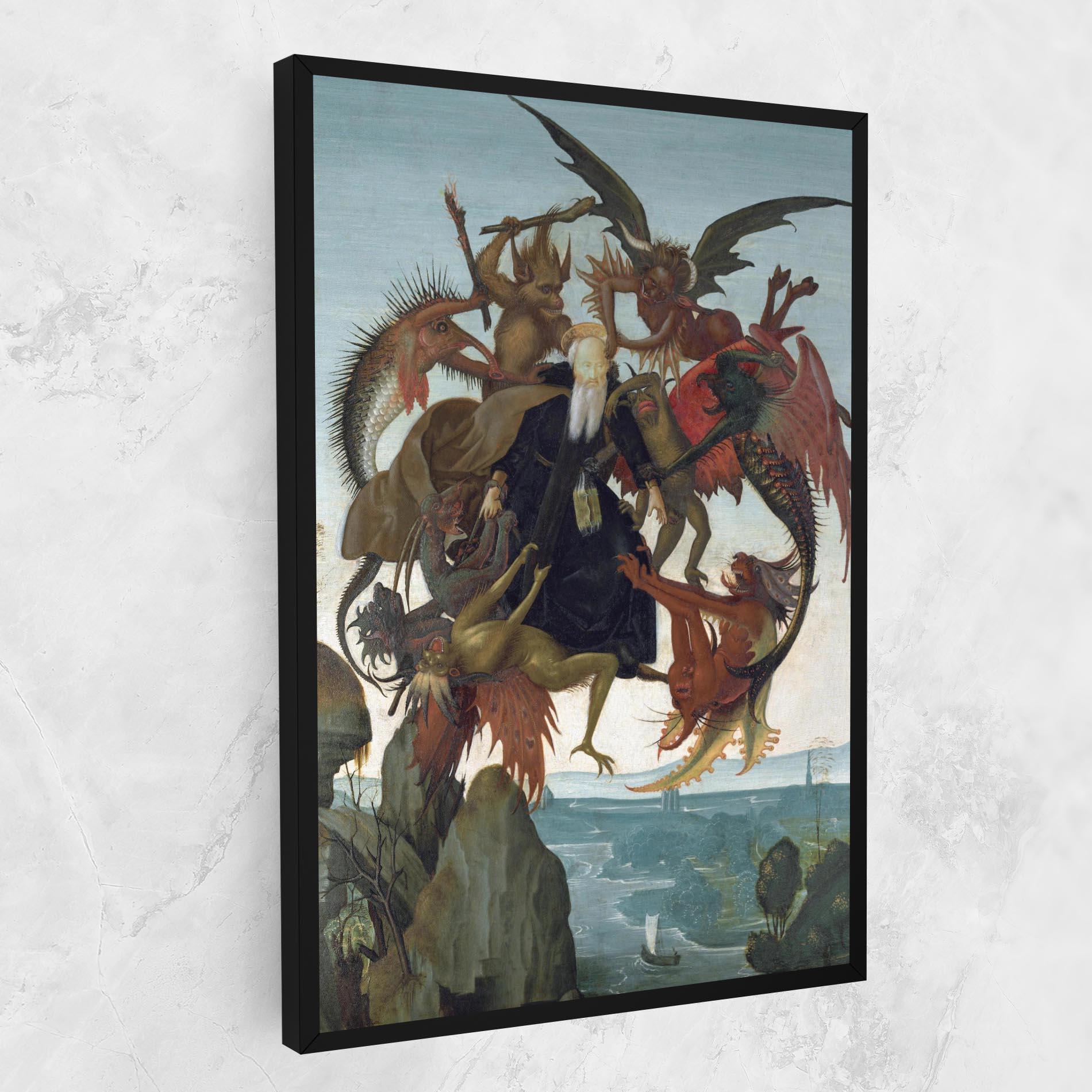Obraz na Płótnie Torment Of Saint mockup 1