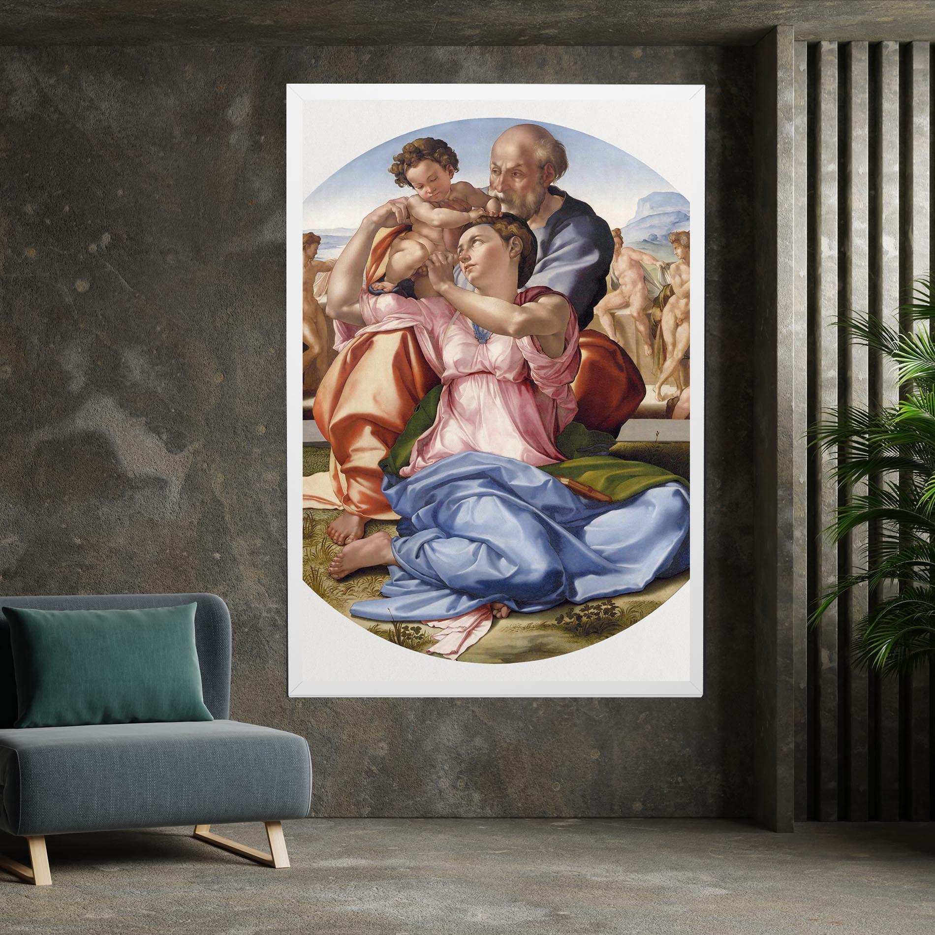 Obraz na Płótnie Doni Tondo mockup 7