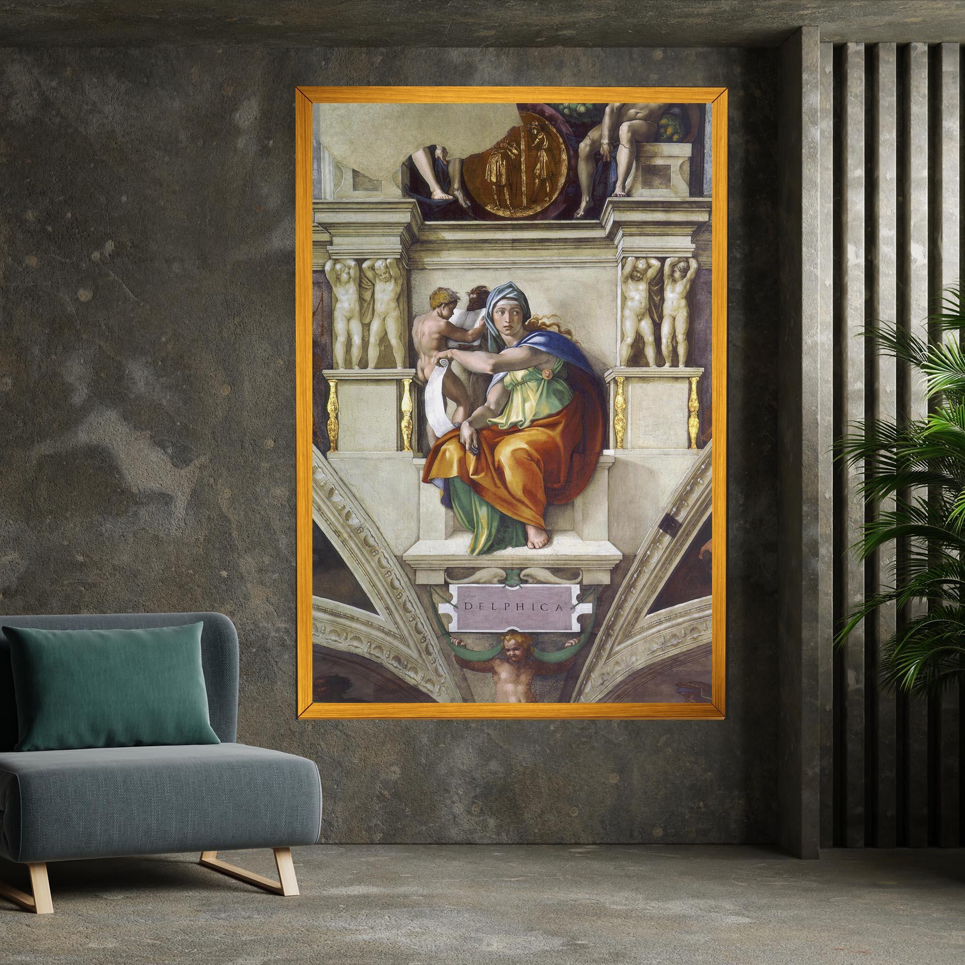 Obraz na Płótnie Delphic Sibyl mockup 7