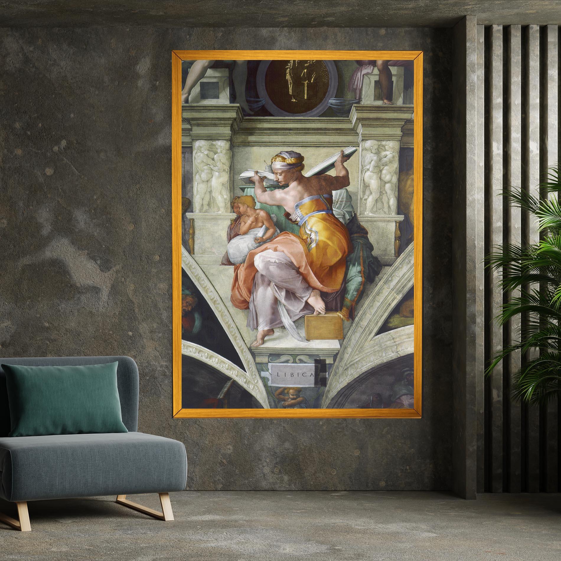 Obraz na Płótnie Libyan Sibyles mockup 7