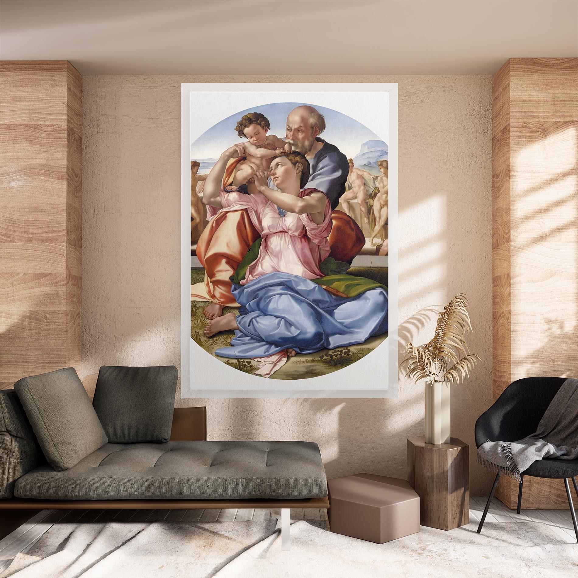 Obraz na Płótnie Doni Tondo mockup 8