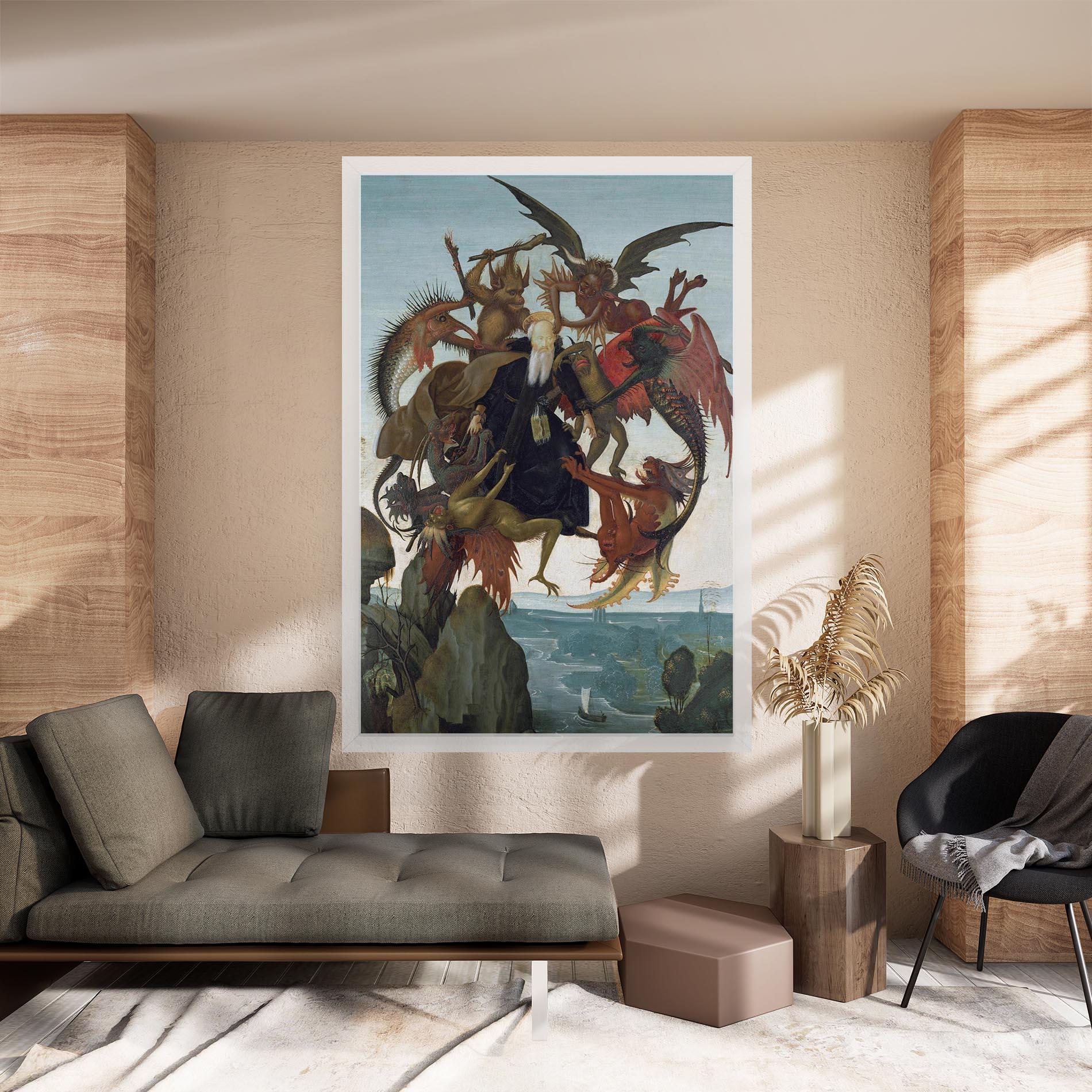 Obraz na Płótnie Torment Of Saint mockup 8