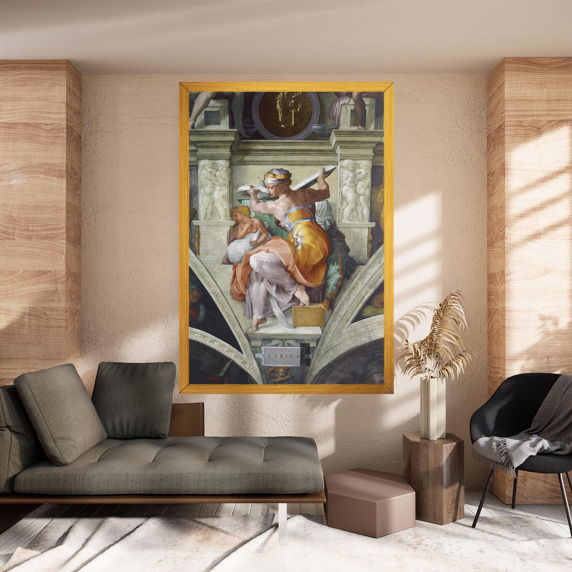 Obraz na Płótnie Libyan Sibyles mockup 8