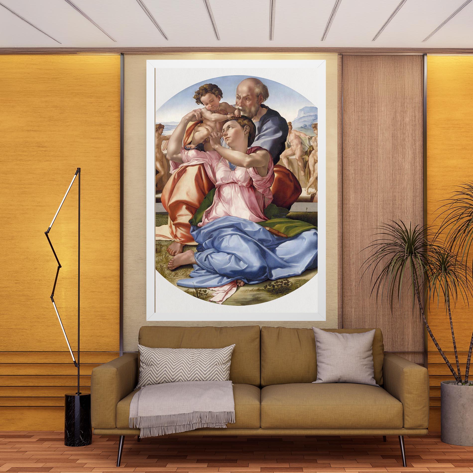 Obraz na Płótnie Doni Tondo mockup 9