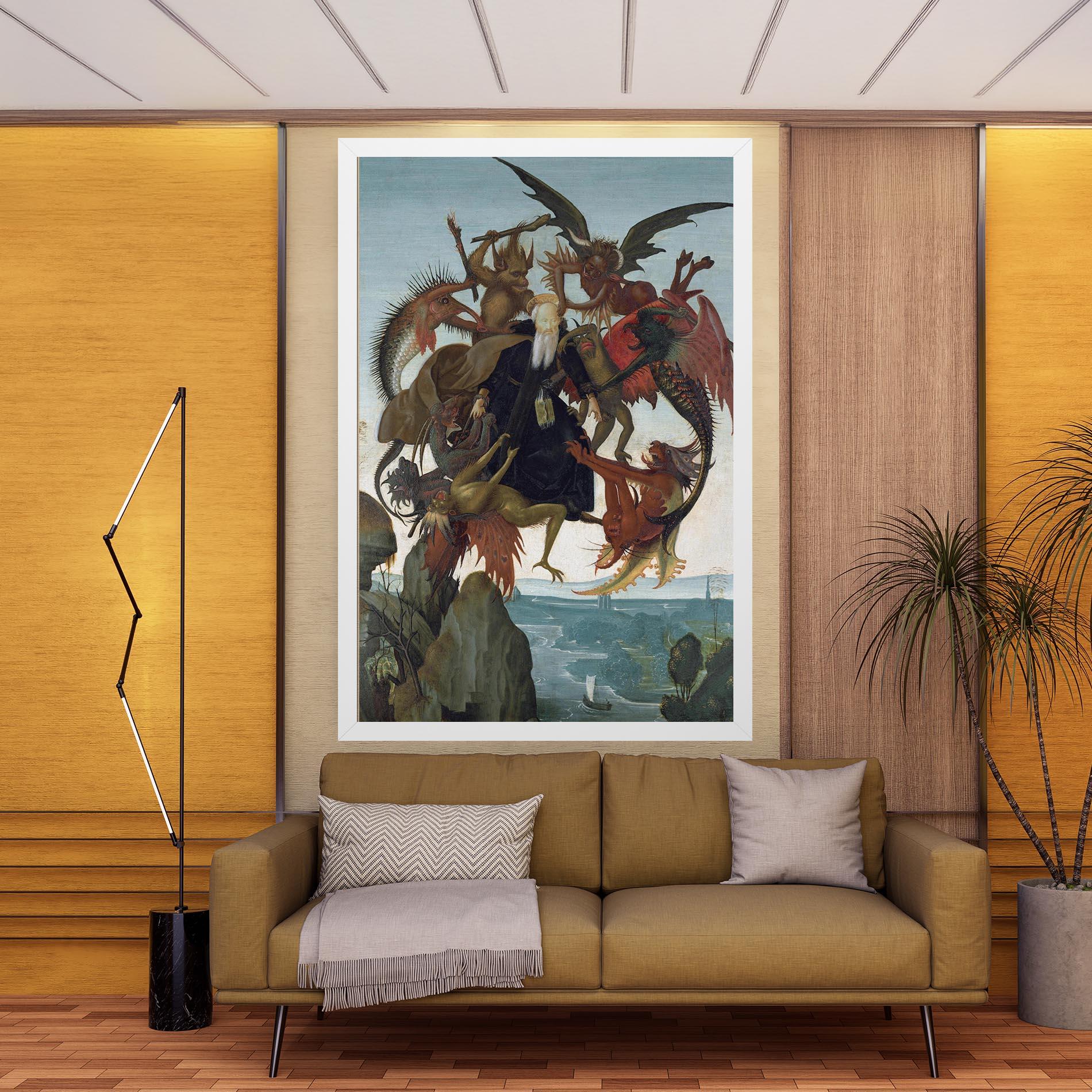 Obraz na Płótnie Torment Of Saint mockup 9