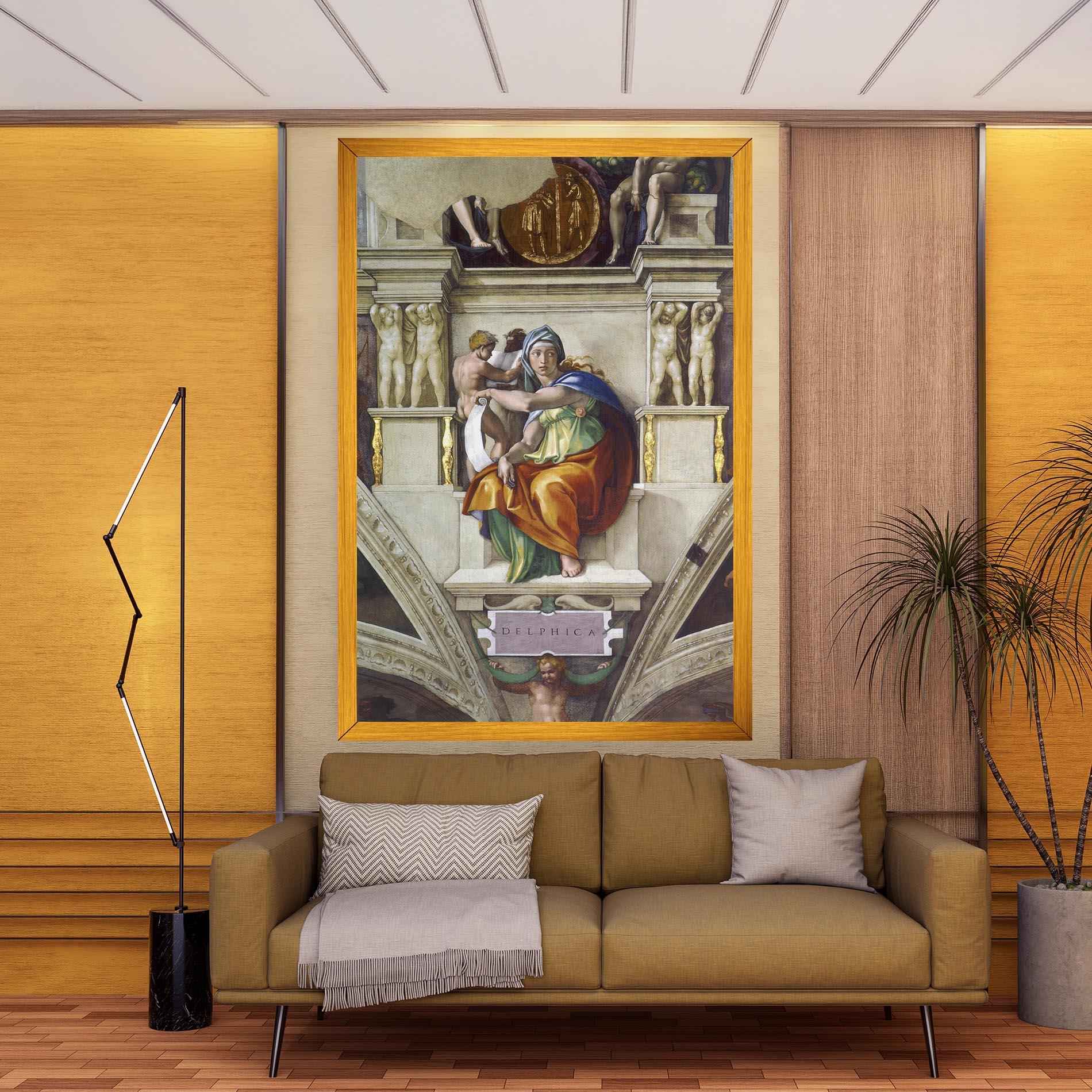 Obraz na Płótnie Delphic Sibyl mockup 9