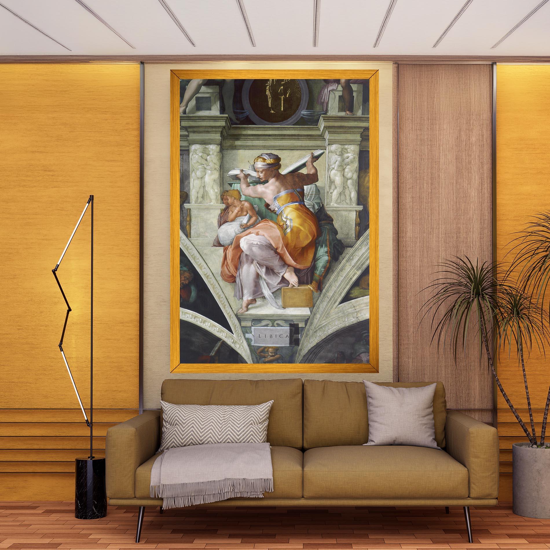 Obraz na Płótnie Libyan Sibyles mockup 9