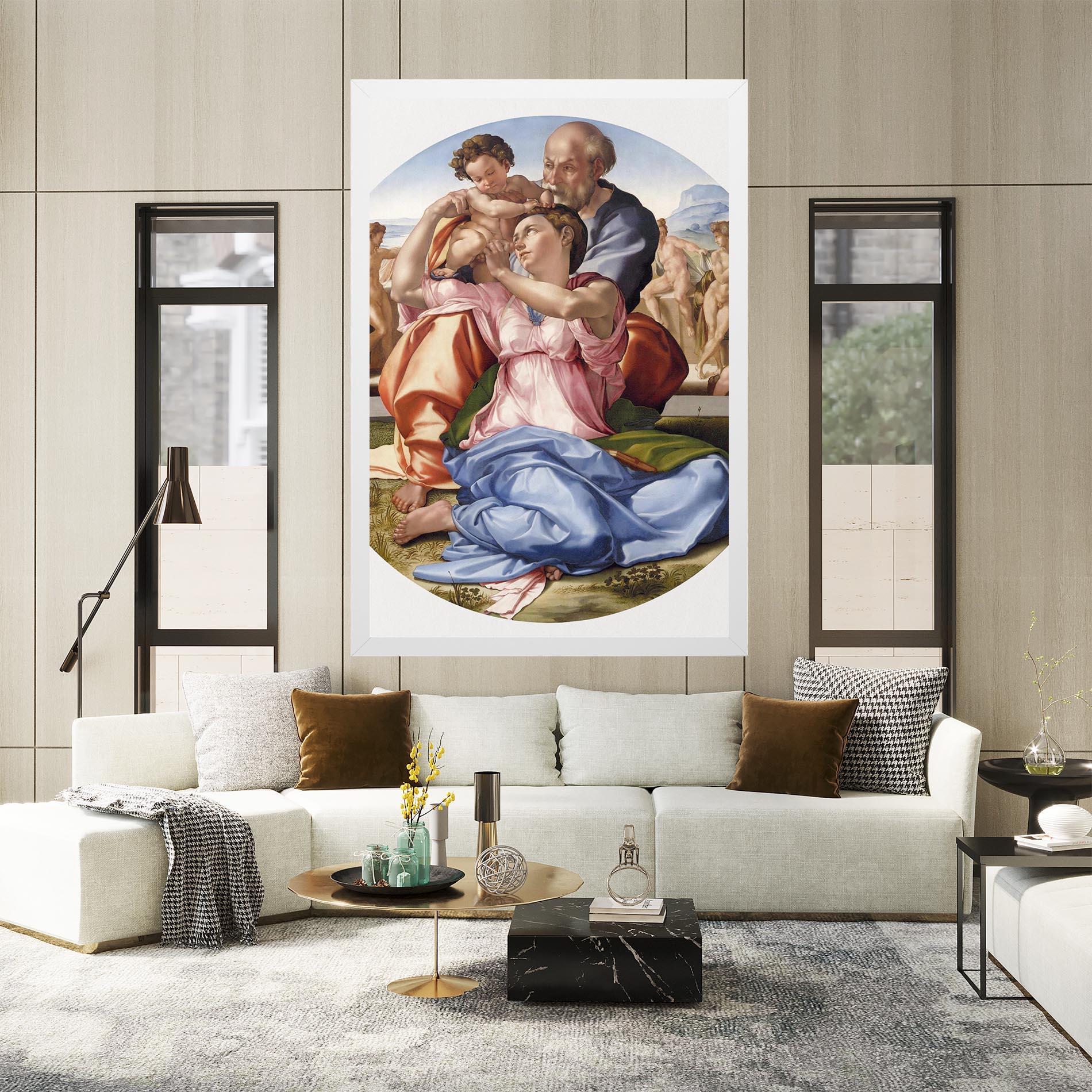 Obraz na Płótnie Doni Tondo mockup 2