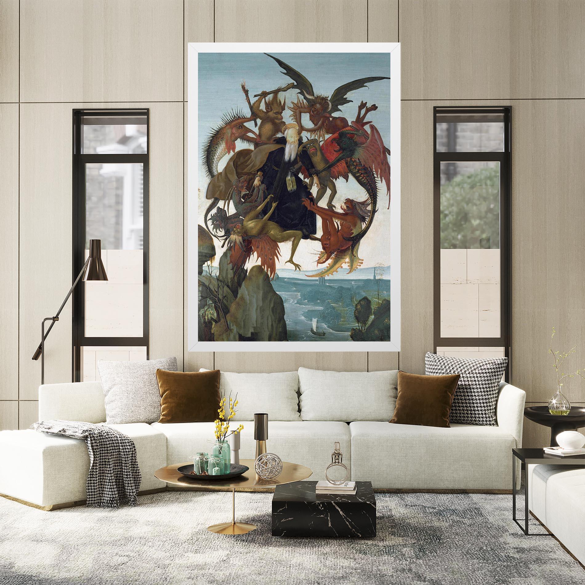 Obraz na Płótnie Torment Of Saint mockup 2