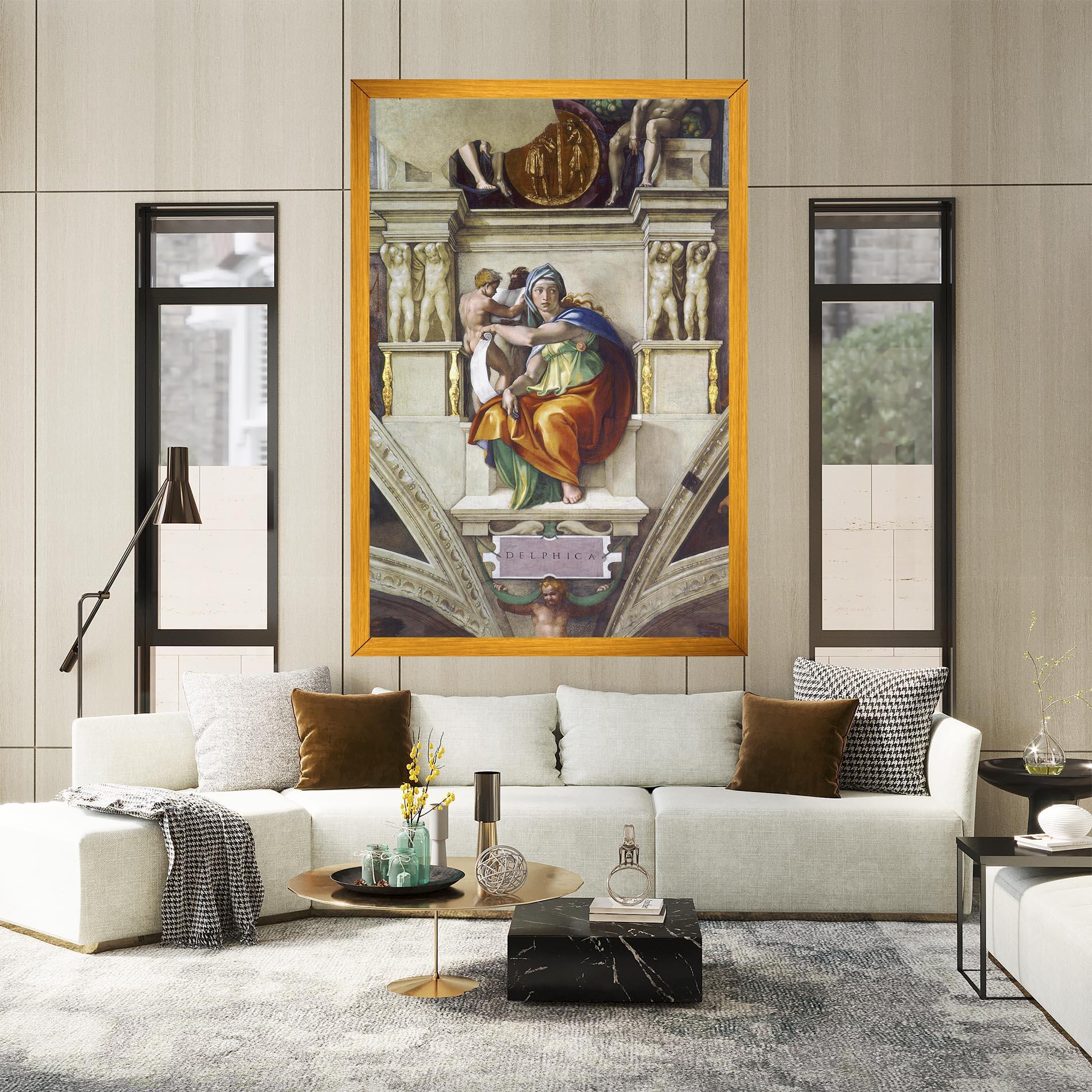 Obraz na Płótnie Delphic Sibyl mockup 2