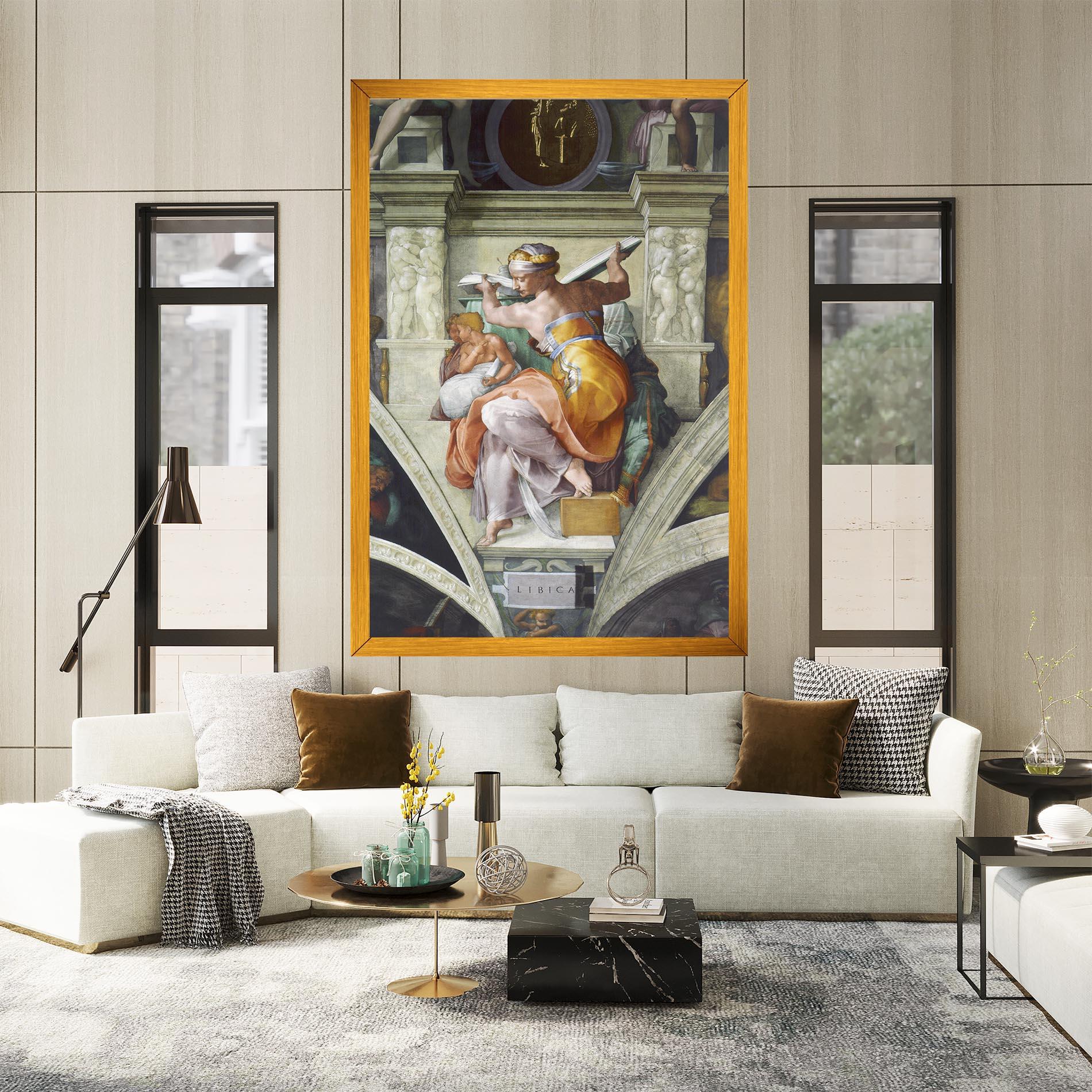 Obraz na Płótnie Libyan Sibyles mockup 2