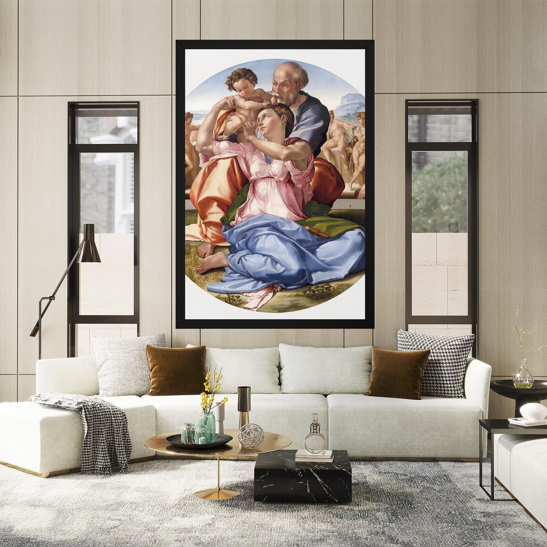 Obraz na Płótnie Doni Tondo mockup 2