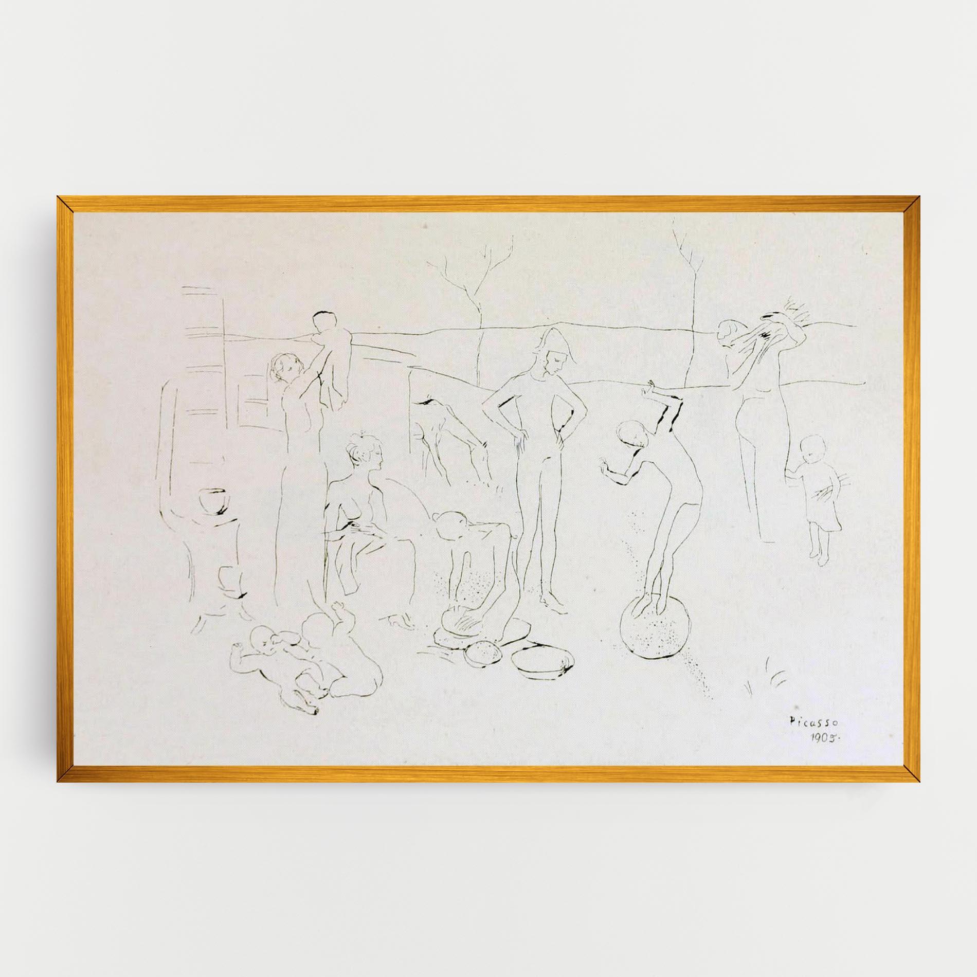 Obraz na Płótnie The Acrobats mockup 0